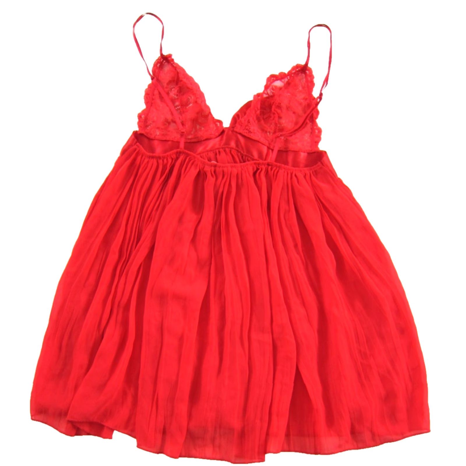 Victoria's Secret Victoria's Secret Red Lace Bow Lingerie Cami Nightgown Women Small XS-XL? Size ONE SIZE - 2 Thumbnail