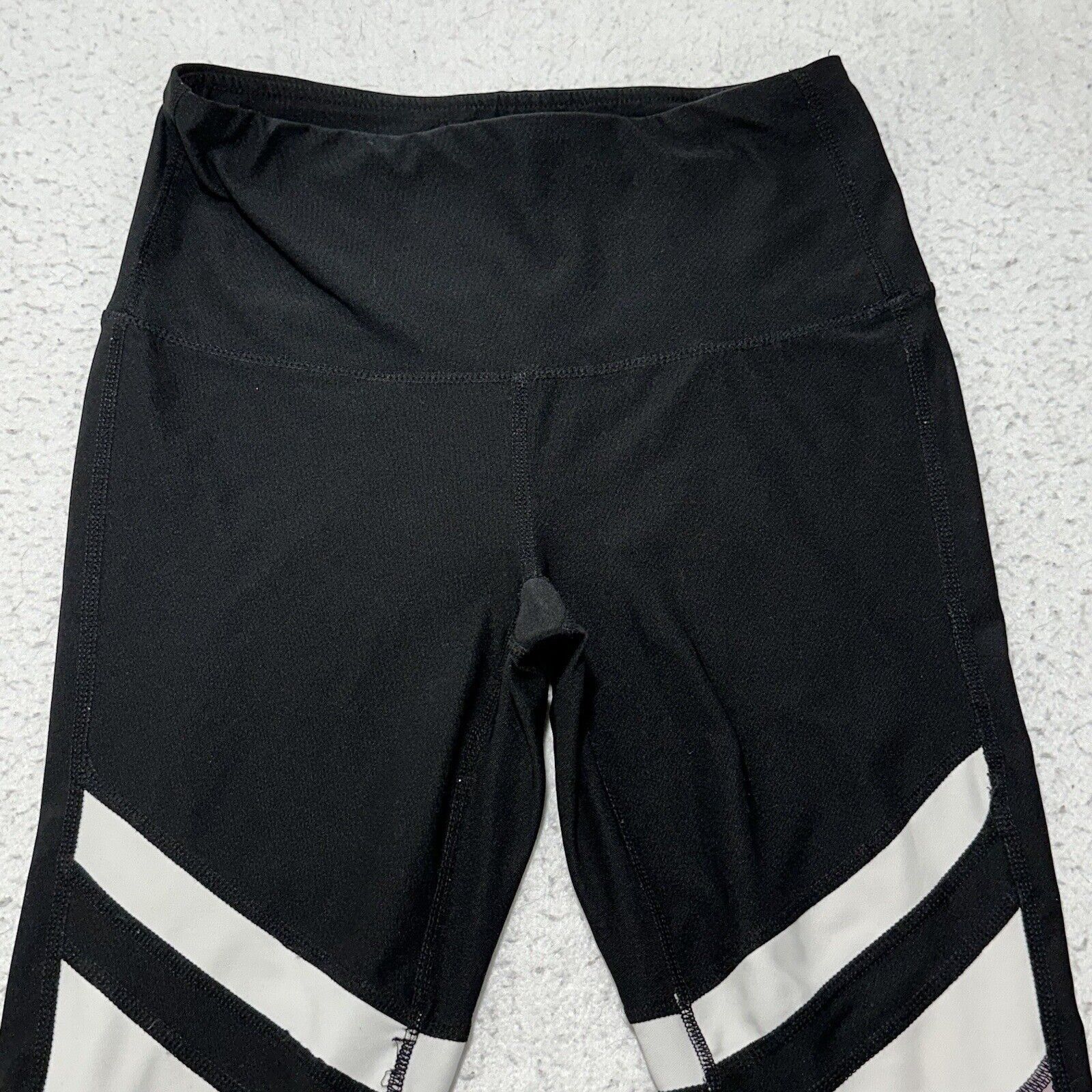 Reebok Reebok Small Black Purple Leggings Athletic Yoga Pants Size 28" / US 6 / IT 42 - 2 Thumbnail