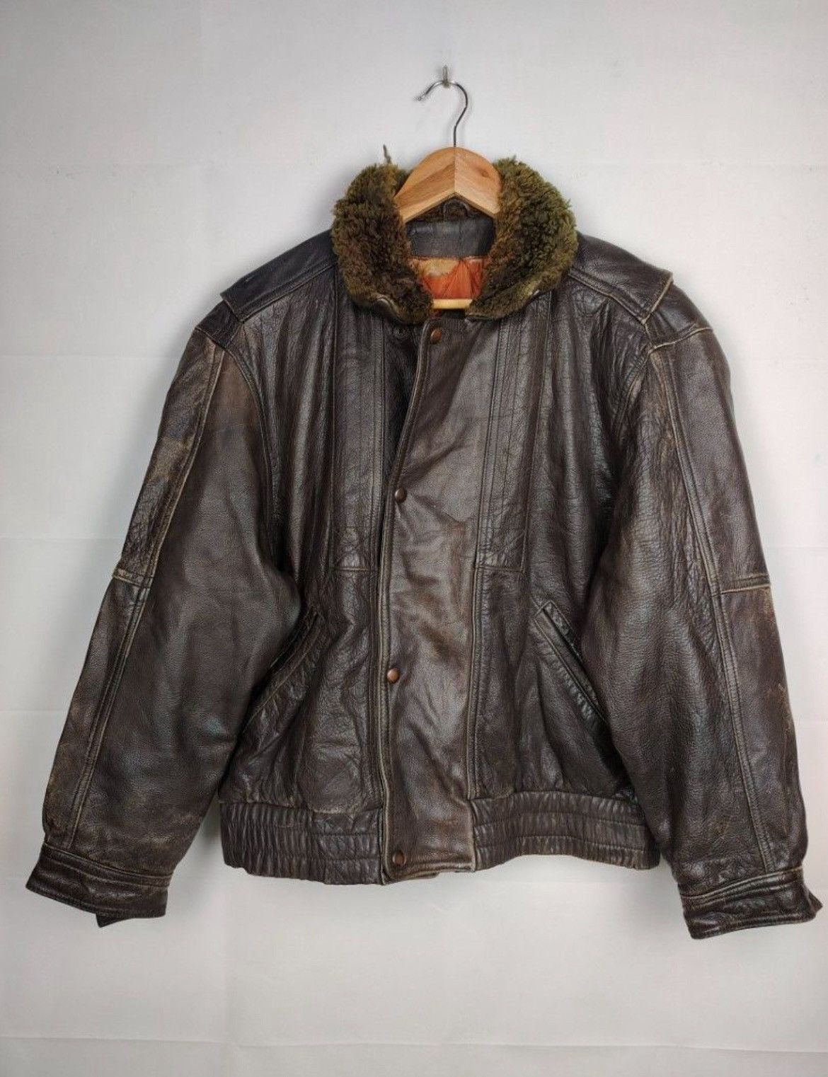 Avirex Vintage Leather Jacket Size US M / EU 48-50 / 2 - 3 Thumbnail