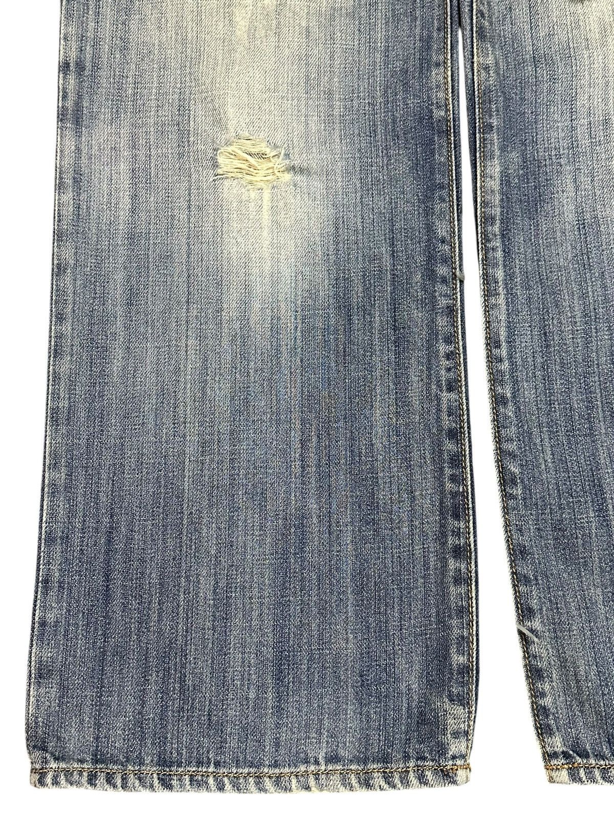 Gap Vintage Gap Blue Faded Wash Distressed Style Baggy Jeans Size US 32 / EU 48 - 7 Thumbnail