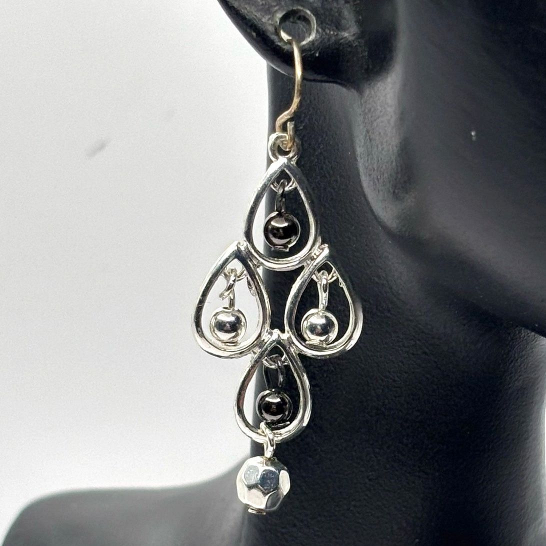 Other Silver Chandelier Earrings Size ONE SIZE - 1 Thumbnail
