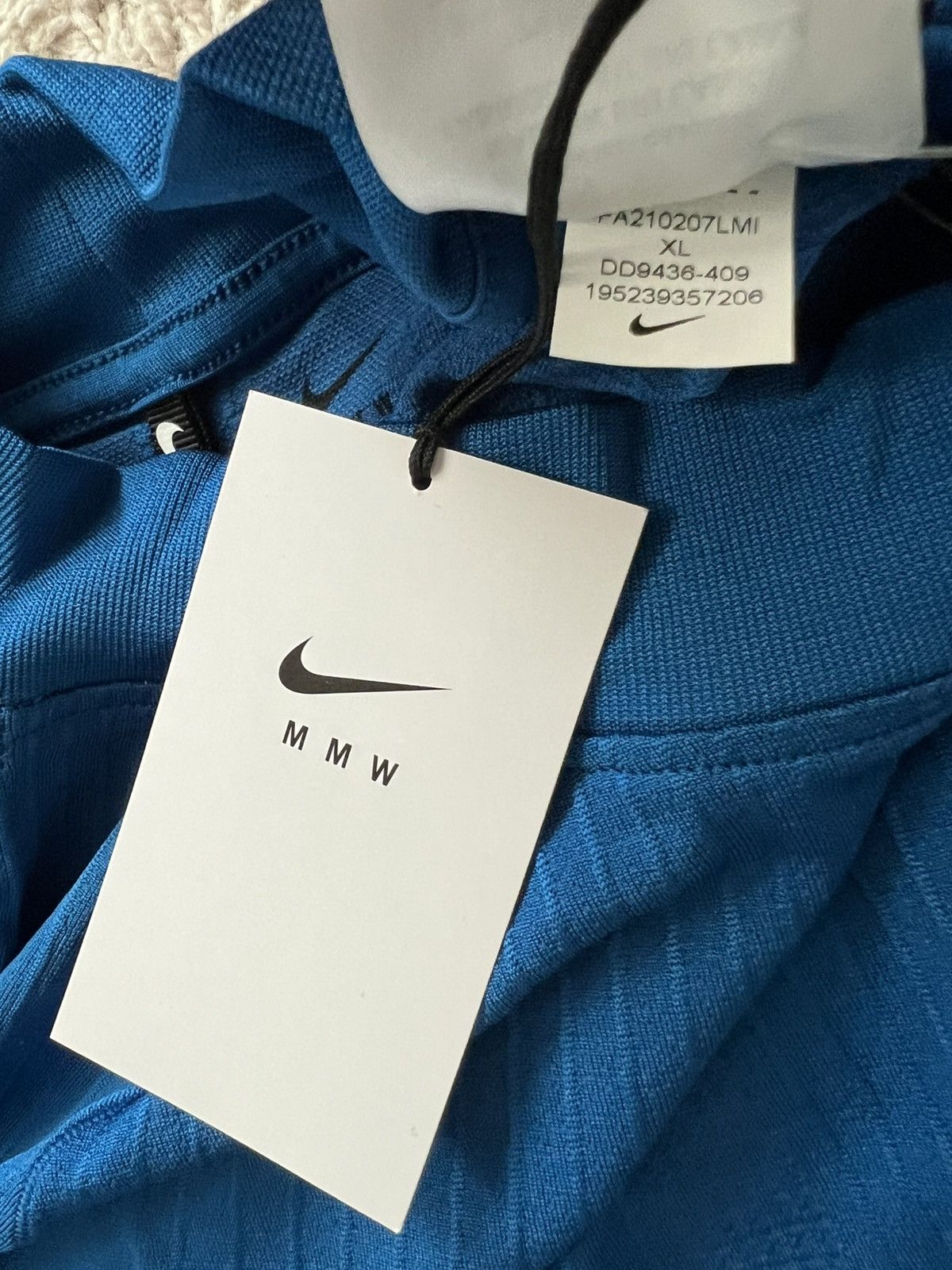 Nike Nike Matthew M Williams MMW NRG Dri-Fit Blue Shirt Size US XL / EU 56 / 4 - 8 Thumbnail