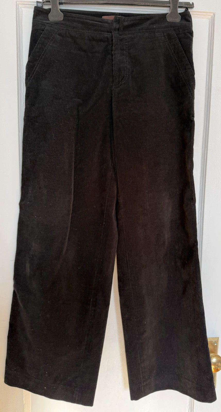 Bally Bally Men’s Black Corduroy Pants Straight Leg Flat Front Size US 32 / EU 48 - 1 Thumbnail
