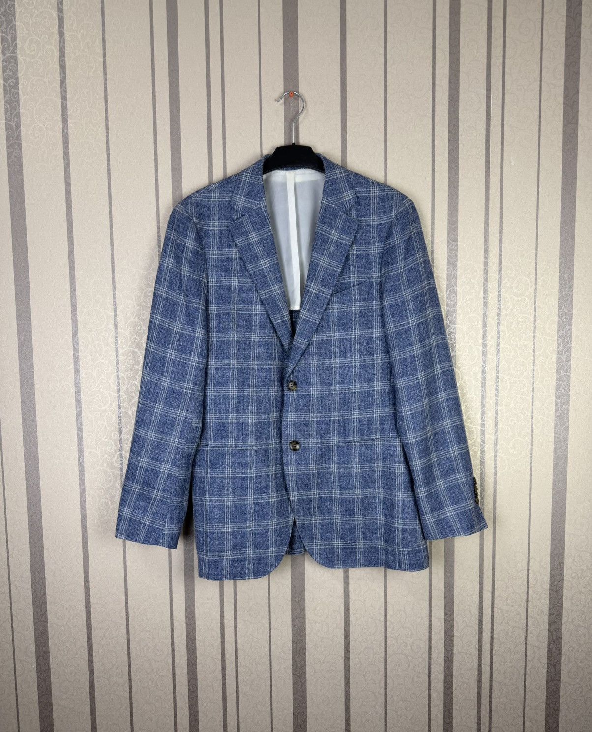 Suitsupply Suitsupply Havana Patch HL Slim Check Blazer sz 48 Size 48R - 1 Thumbnail