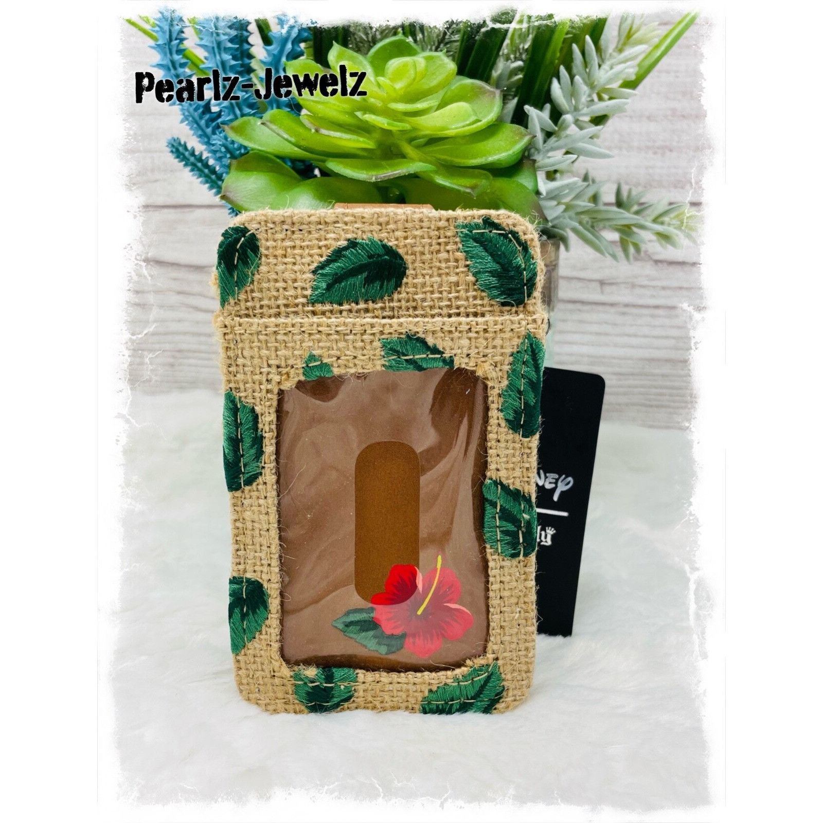 Disney Loungefly Disney Lilo & Stitch Leaves Burlap Canvas Brown Ca Size ONE SIZE - 2 Thumbnail