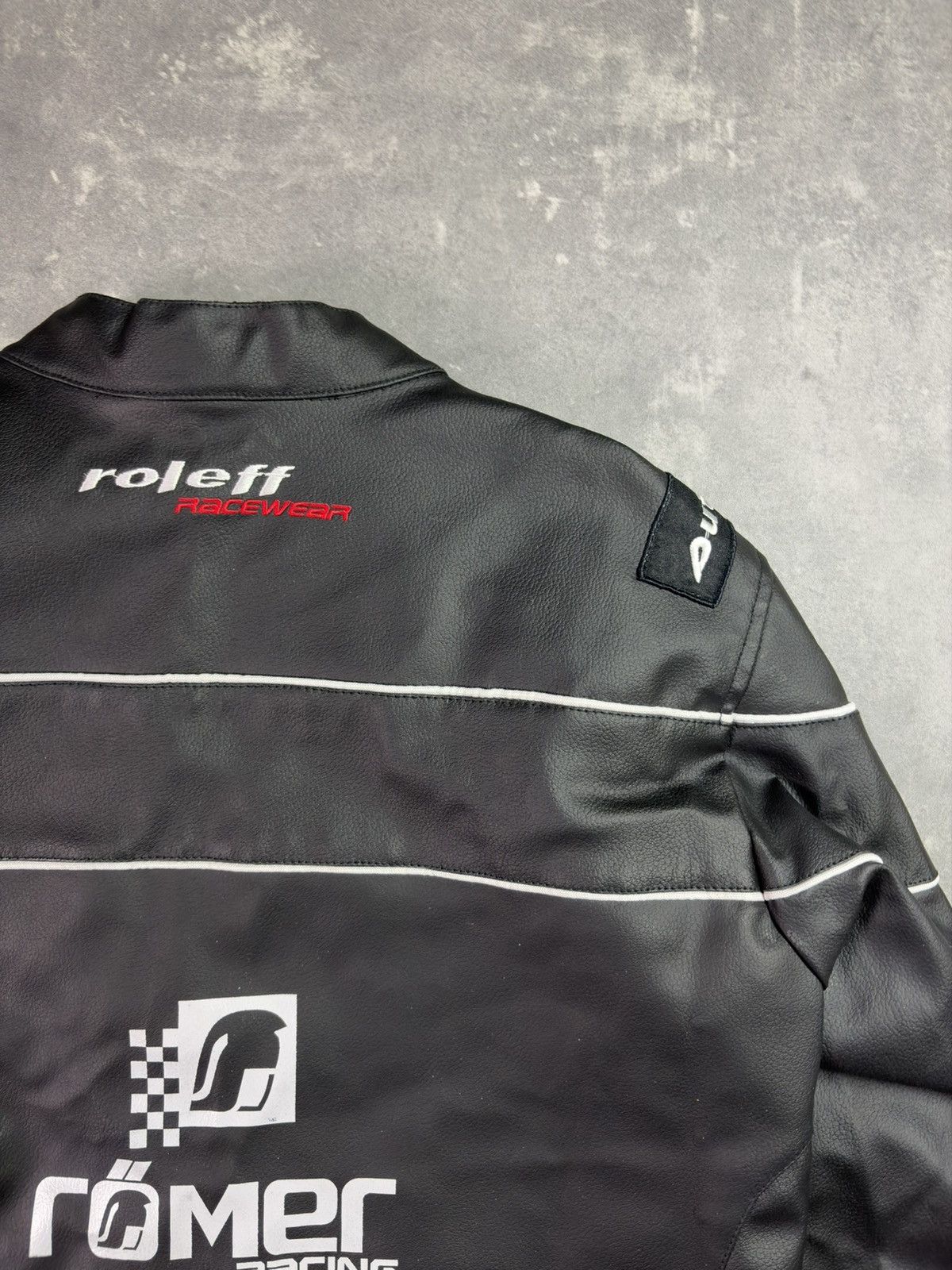 NASCAR Roleff Bridgestone Castrol Logos Racing Jacket Moto PVC M Size US M / EU 48-50 / 2 - 15 Thumbnail
