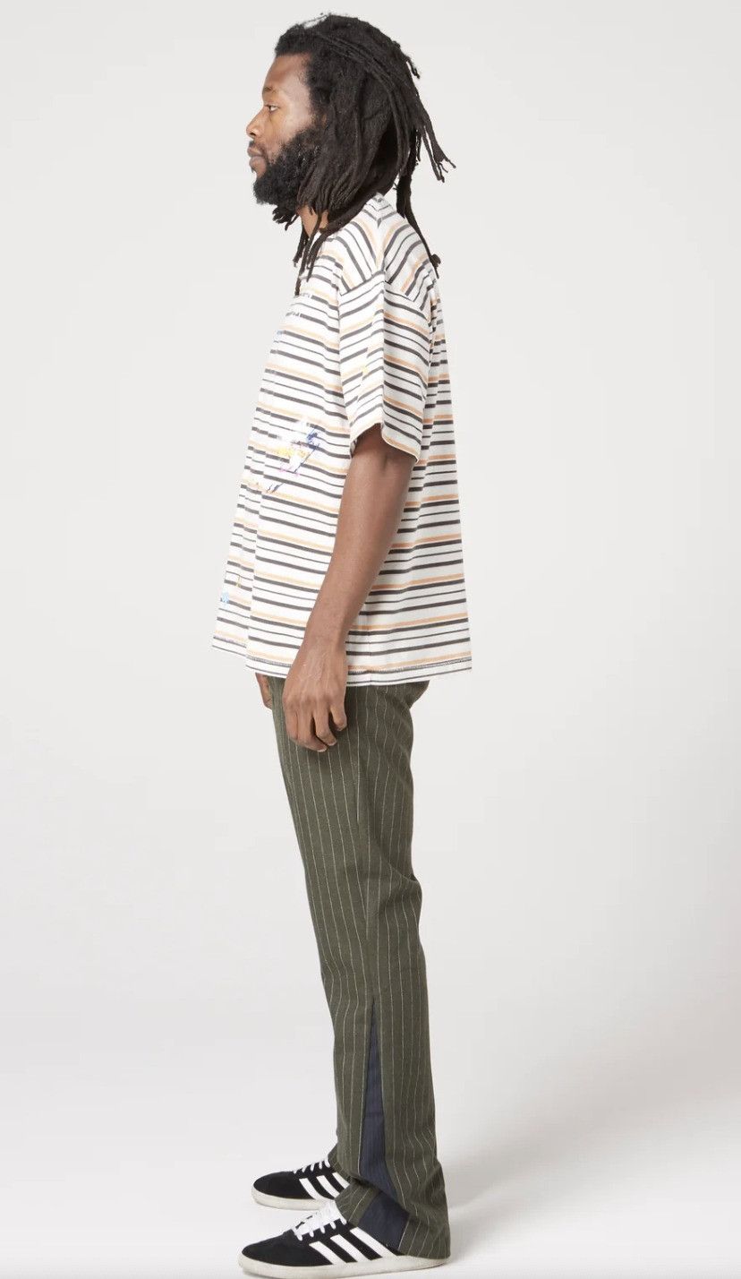 Gallery Dept. o1mle0725 Gallery Dept. Nelson Striped T-Shirt Multicolor Size US XXL / EU 58 / 5 - 4 Thumbnail