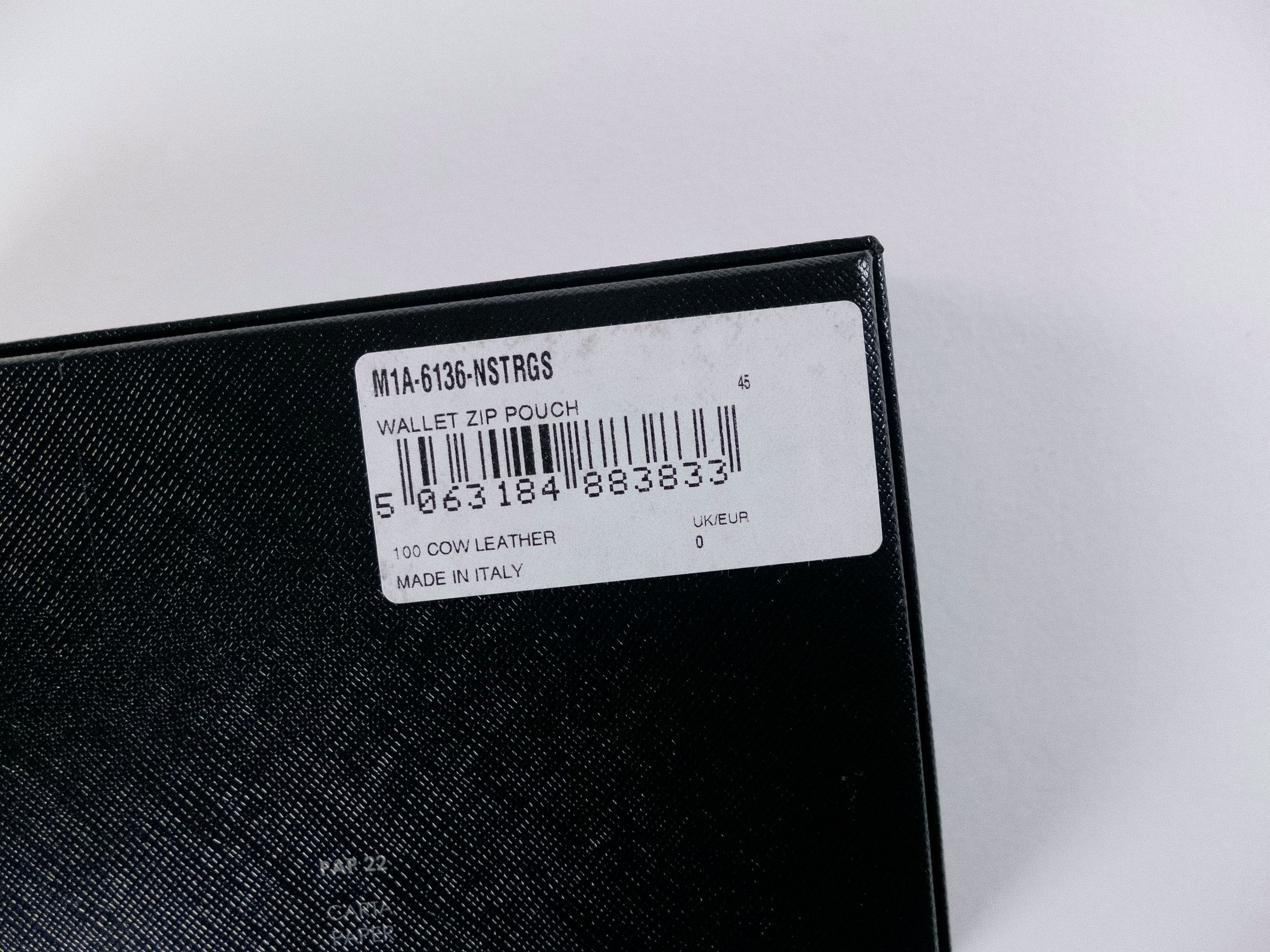 Paul Smith PAUL SMITH burgundy & petrol blue zip leather card holder q Size ONE SIZE - 8 Thumbnail