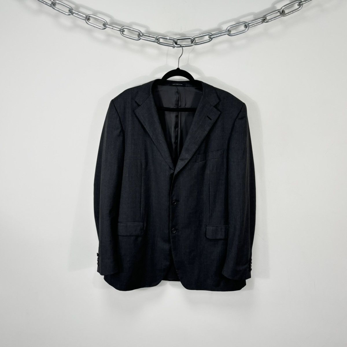 Caruso Raffaele Caruso Loro Piana Wool Men’s Gray Blazer Jacket Size 46L - 1 Thumbnail