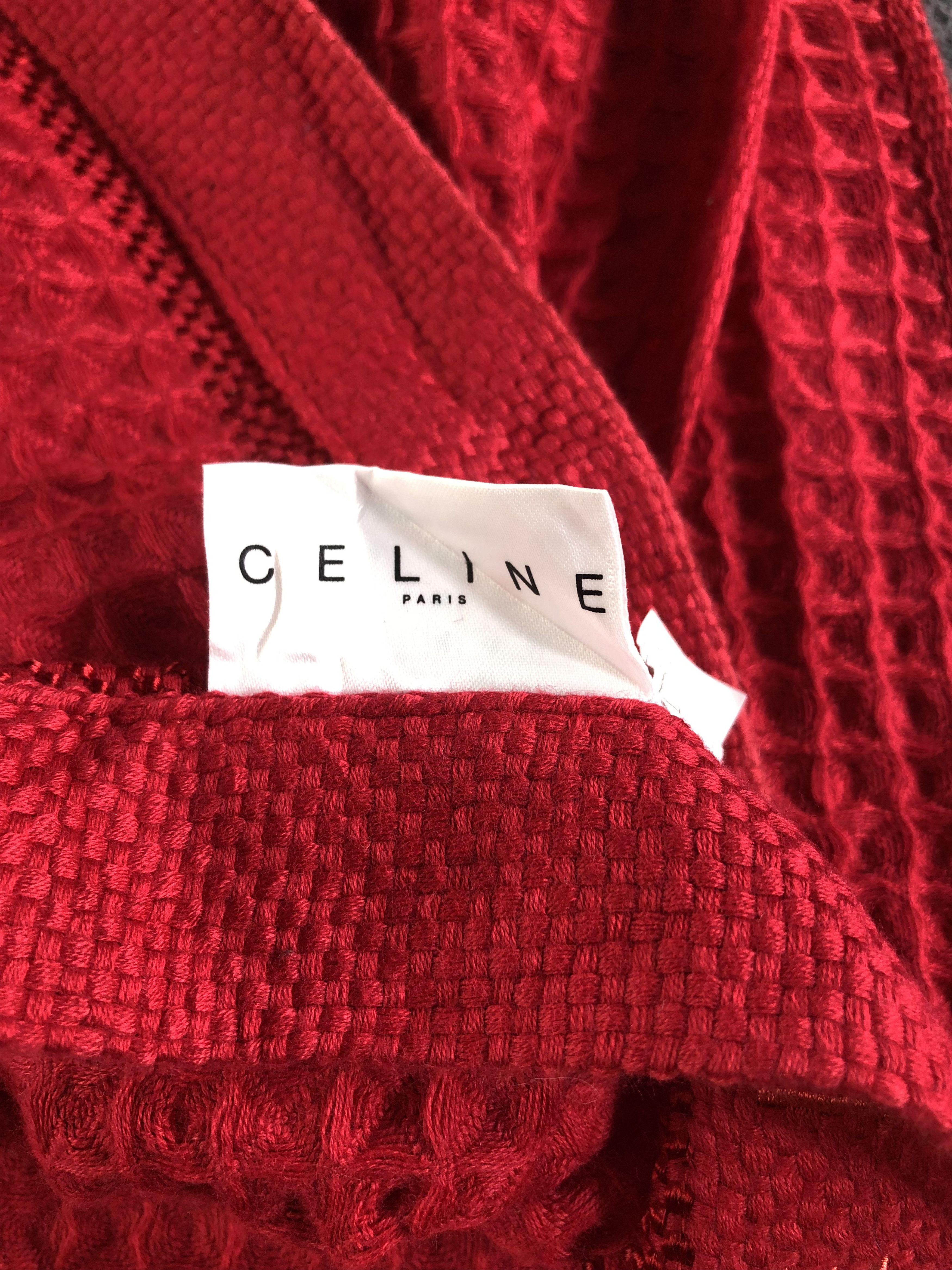 Vintage Vintage Celine Scarf / Muffler / Neckwear SS1333 Size ONE SIZE - 5 Thumbnail