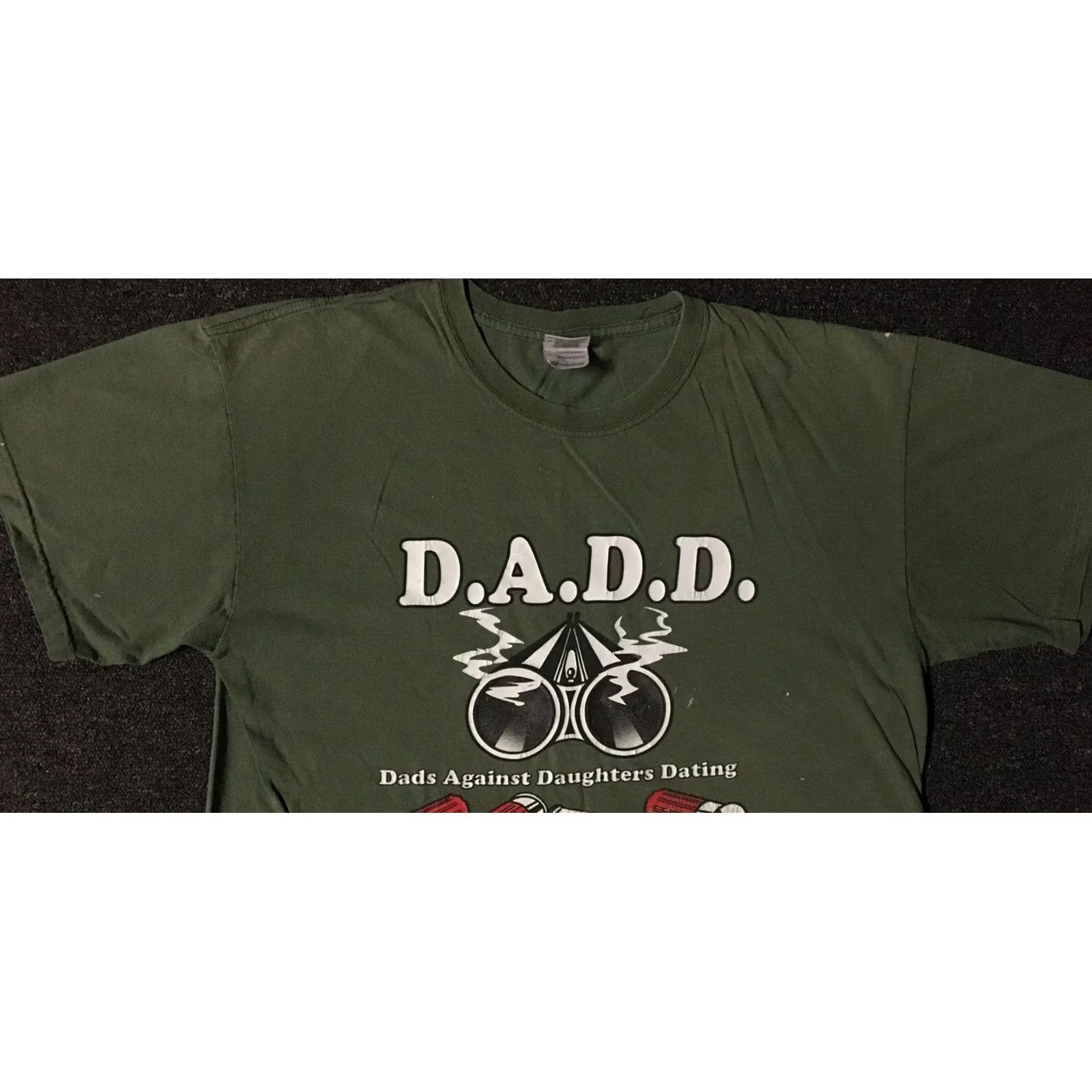 Vintage VINTAGE DADD Dads Against Daughters Dating Shirt M Funny Joke Grunge 90s Green Mens Size US M / EU 48-50 / 2 - 4 Thumbnail