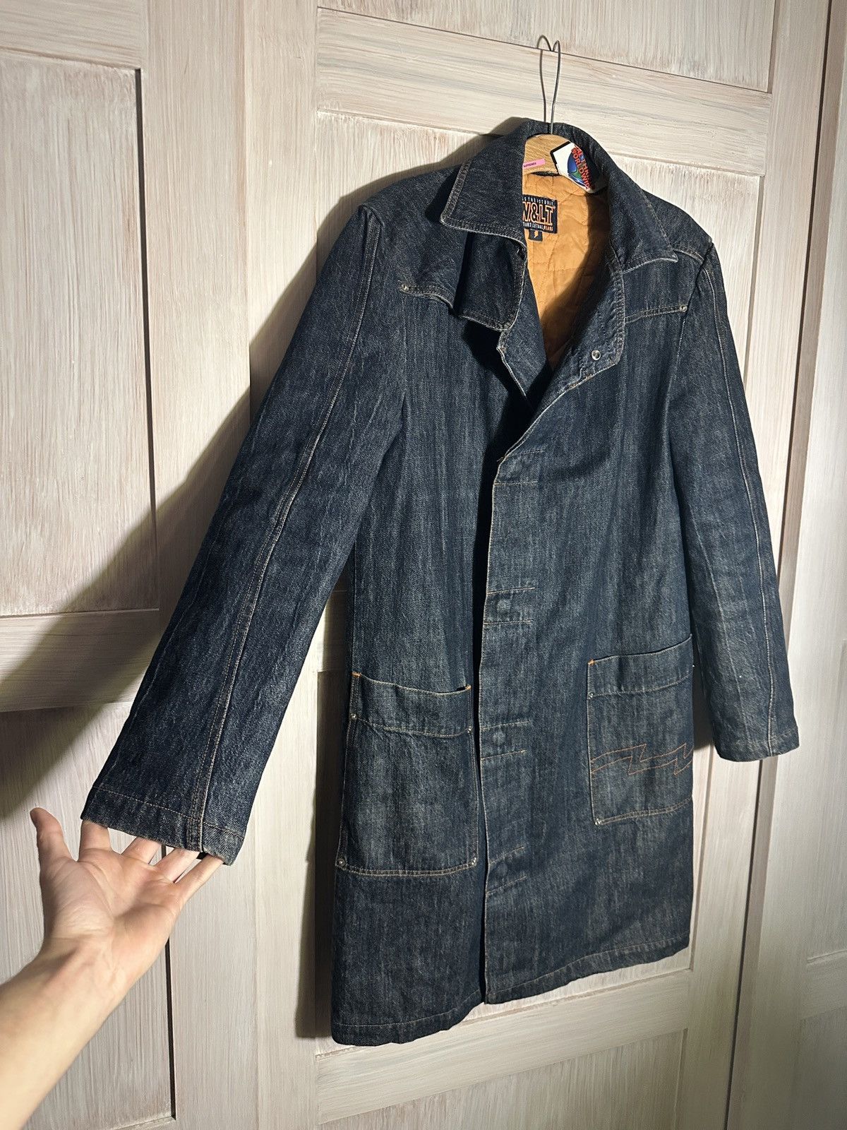 Vintage × W&LT × Walter Van Beirendonck NOS Early 90s Caban denim coat Vintage archive Walt Size US M / EU 48-50 / 2 - 4 Thumbnail