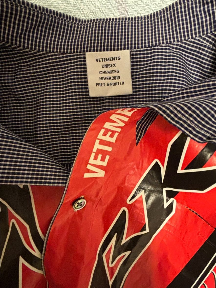 Vetements Vetements racing shirt Size US M / EU 48-50 / 2 - 3 Thumbnail