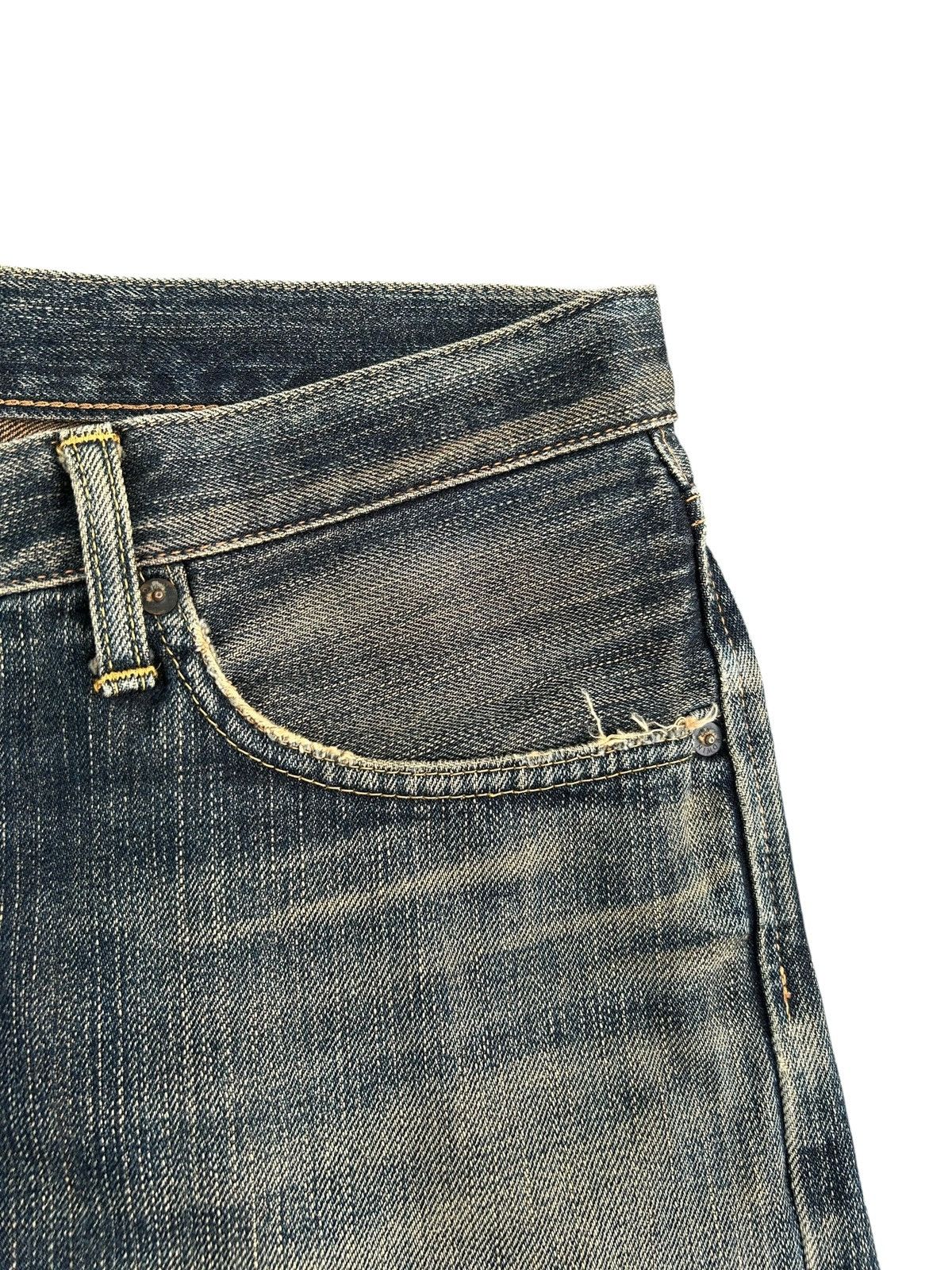 Kapital Vintage Edwin 505z Selvedge Rusty Mud Wash Denim Jeans Size US 37 - 6 Thumbnail