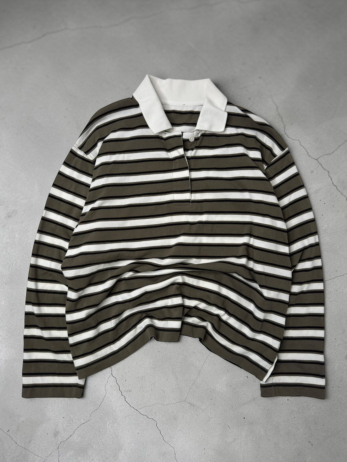 Vintage Vintage boxy rugby longsleeve swag y2k avant garde 90s 00s Size US M / EU 48-50 / 2 - 1 Thumbnail