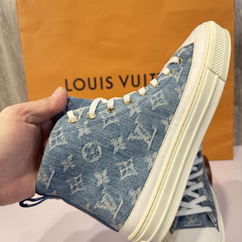 Louis Vuitton Louis Vuitton Stellar Blue Casual Sneakers - Size US 6.5 / EU 39-40 - 3 Thumbnail