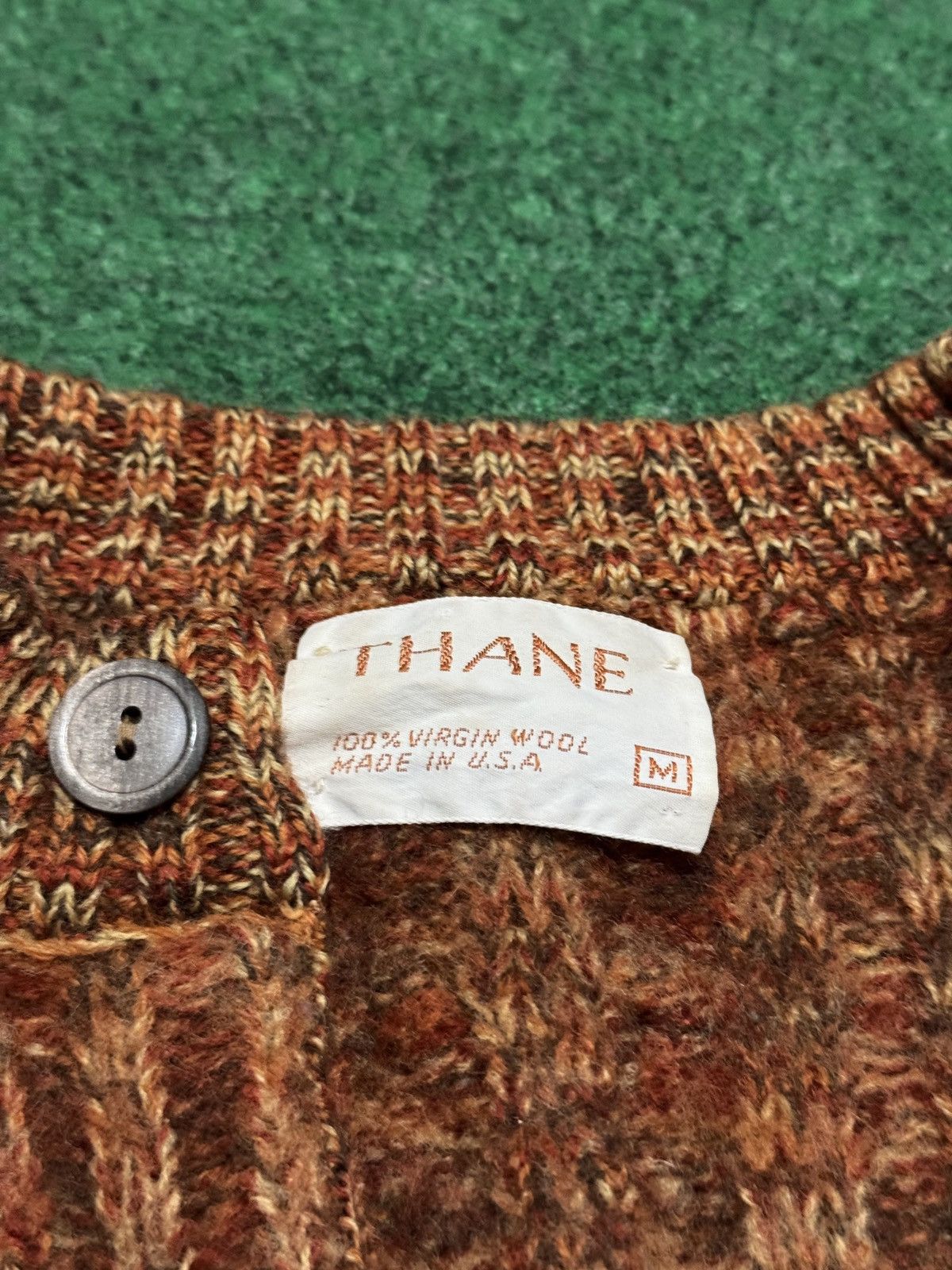 Vintage Vintage Thane Wool 50s 60s Knit Cardigan S/M 18x21 Sweater Size M / US 6-8 / IT 42-44 - 2 Thumbnail