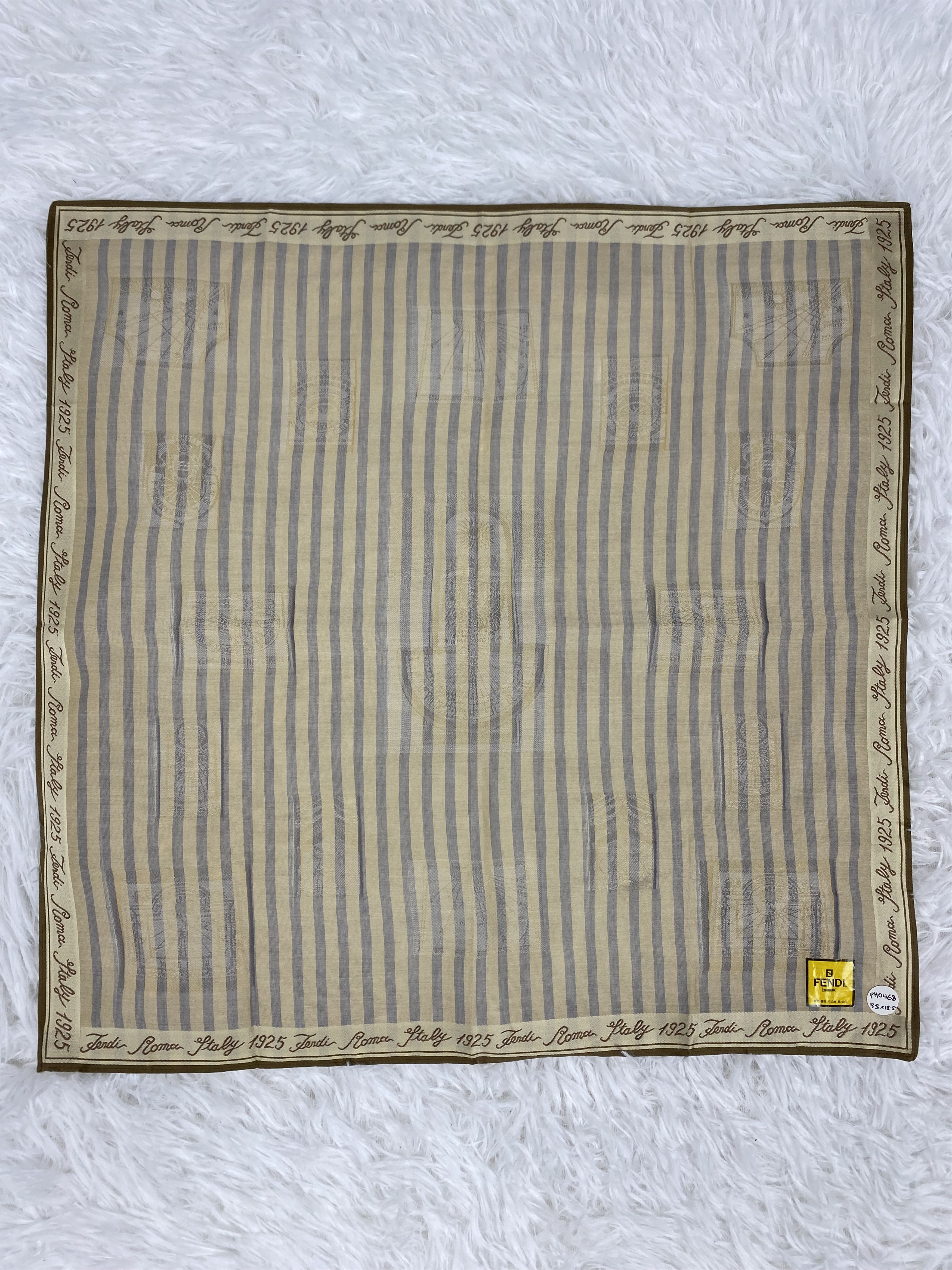 Fendi Vintage Fendi Handkerchief Neckerchief PH0468 Size ONE SIZE - 3 Thumbnail