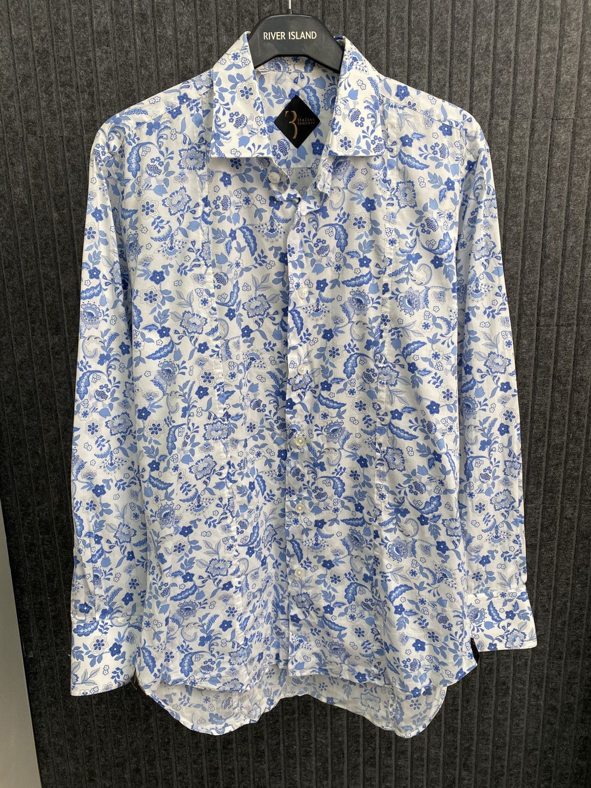 Billionaire Couture Vintage Billionaire Men’s Floral Dress Shirt Long Sleeve Size US L / EU 52-54 / 3 - 2 Thumbnail