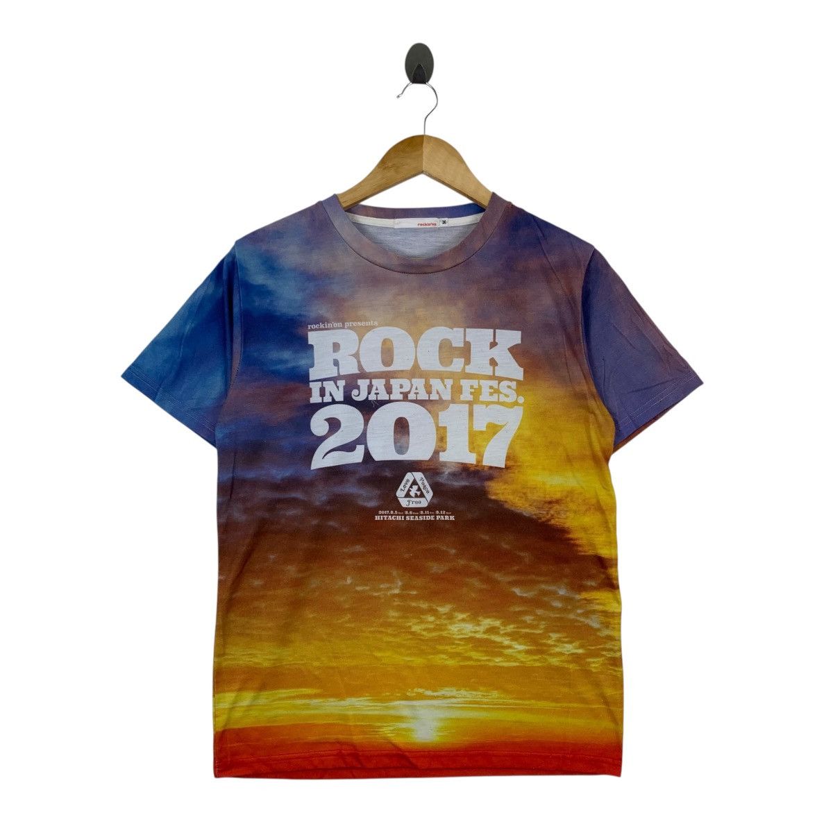 Japanese Brand ROCK IN JAPAN Fes 2017 Hitachi Seaside Park Concert Shirt Size US M / EU 48-50 / 2 - 1 Thumbnail