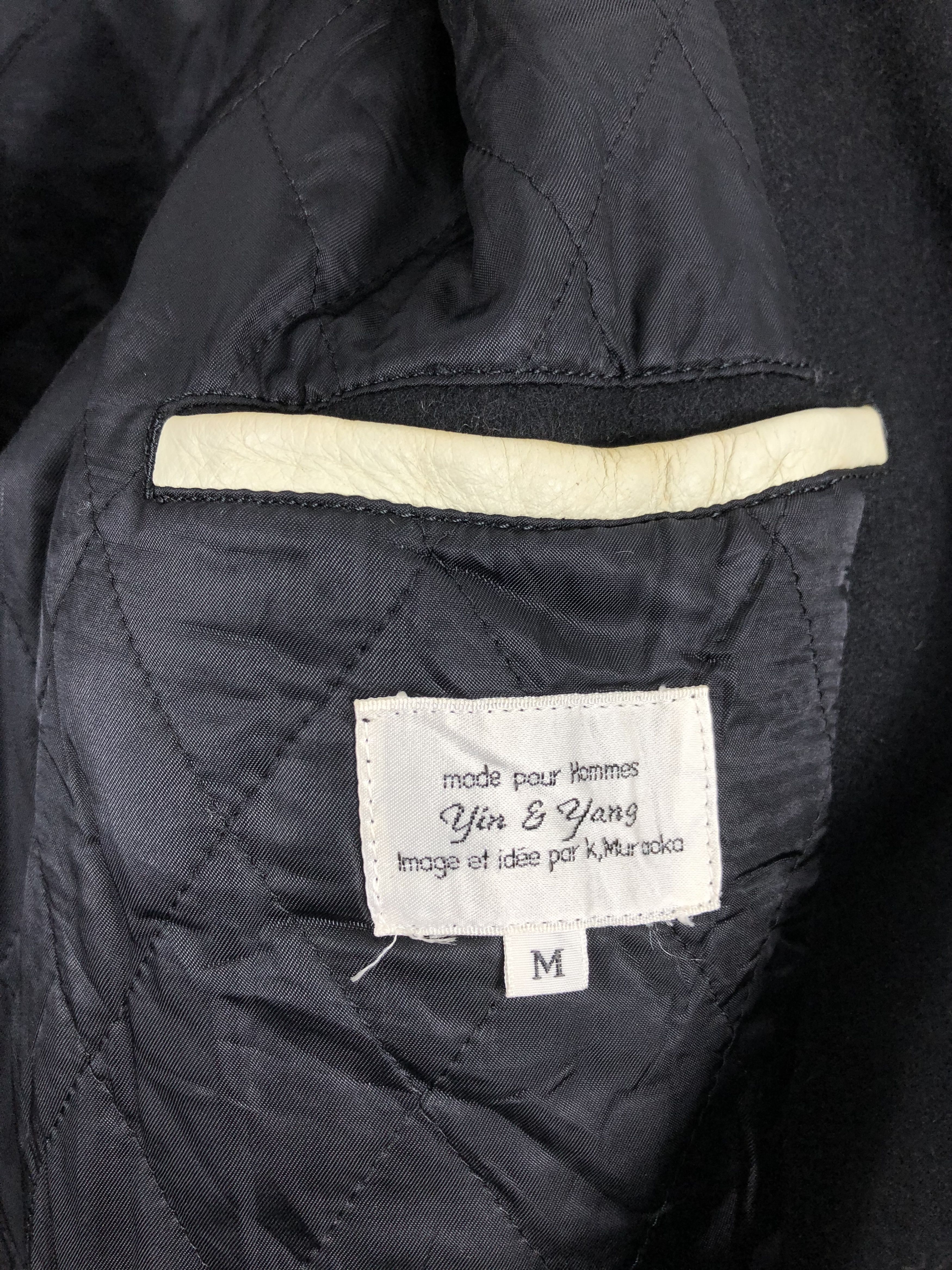Japanese Brand Vintage 90s Japanese Brand Varsity Leather Sleeve V0245 Size US M / EU 48-50 / 2 - 8 Thumbnail
