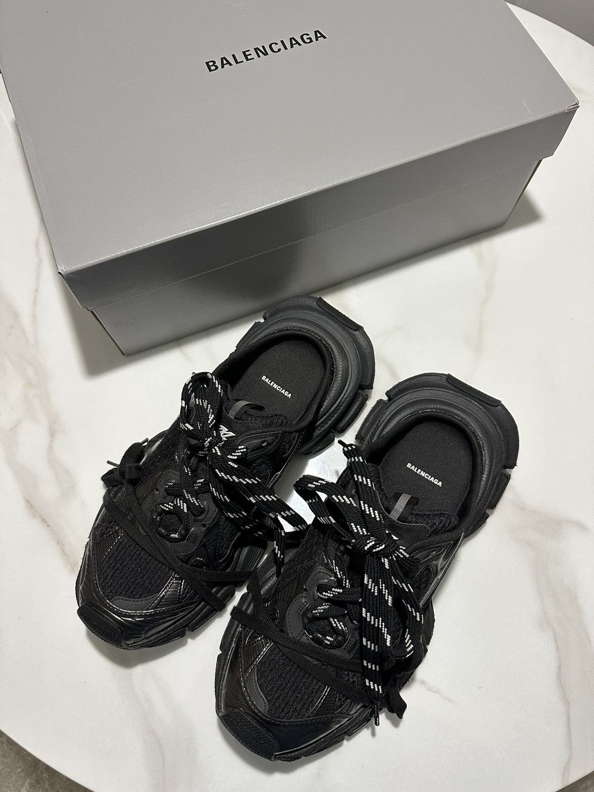 Balenciaga Balenciaga 3XL sneakers mule in black Size US 8 / EU 41 - 1 Thumbnail