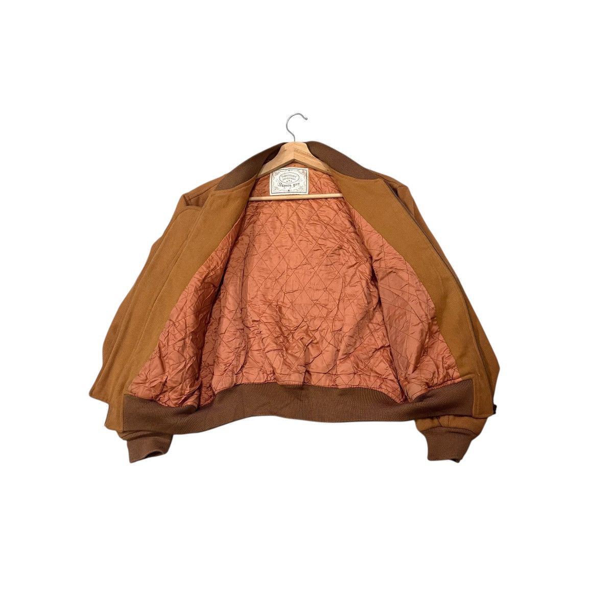 Japanese Brand Vintage Mayson Grey Wool Varsity Bomber Jacket Size US M / EU 48-50 / 2 - 18 Thumbnail