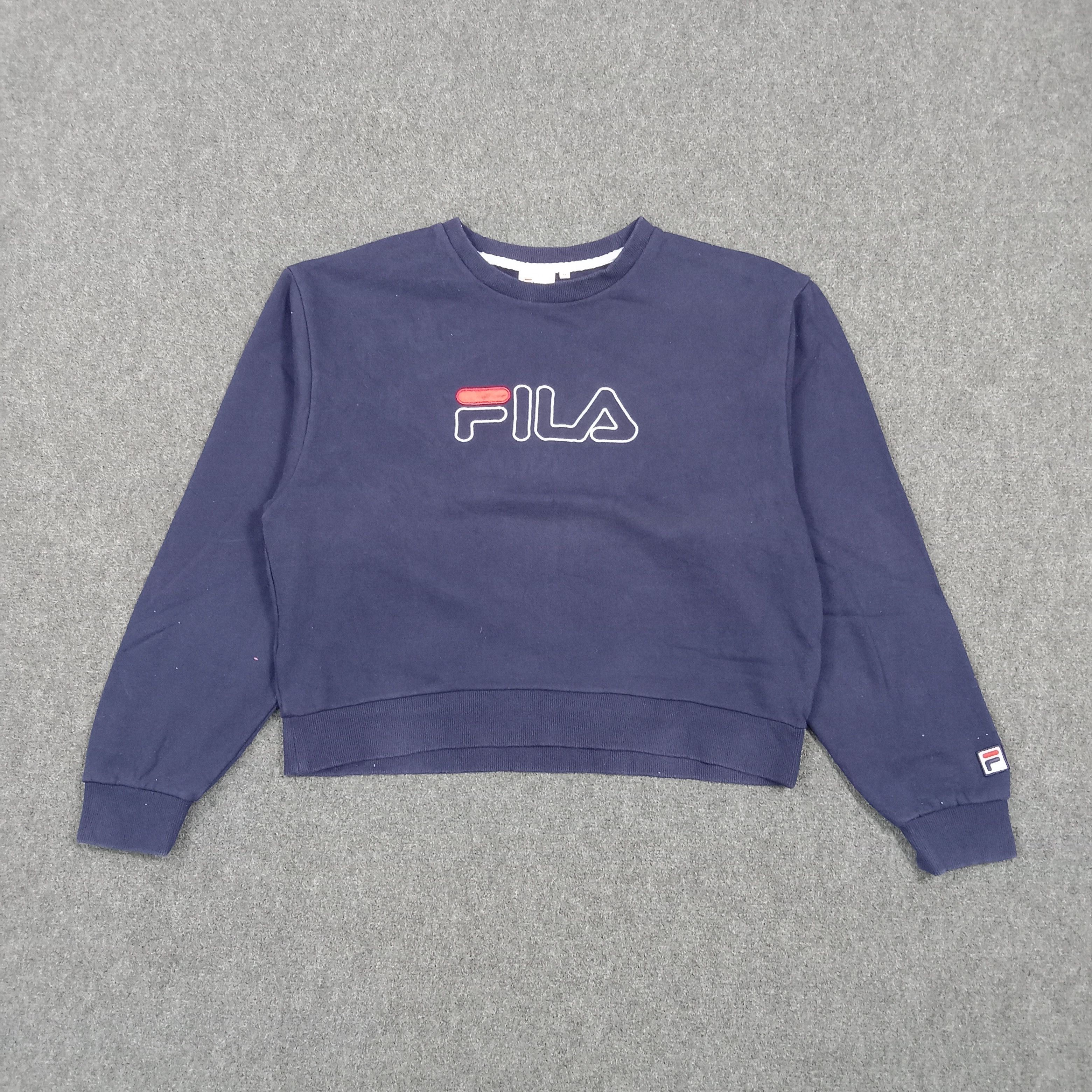 Fila FILA Sports Crop Top Sweatshirt C282N3 Size M / US 6-8 / IT 42-44 - 1 Thumbnail
