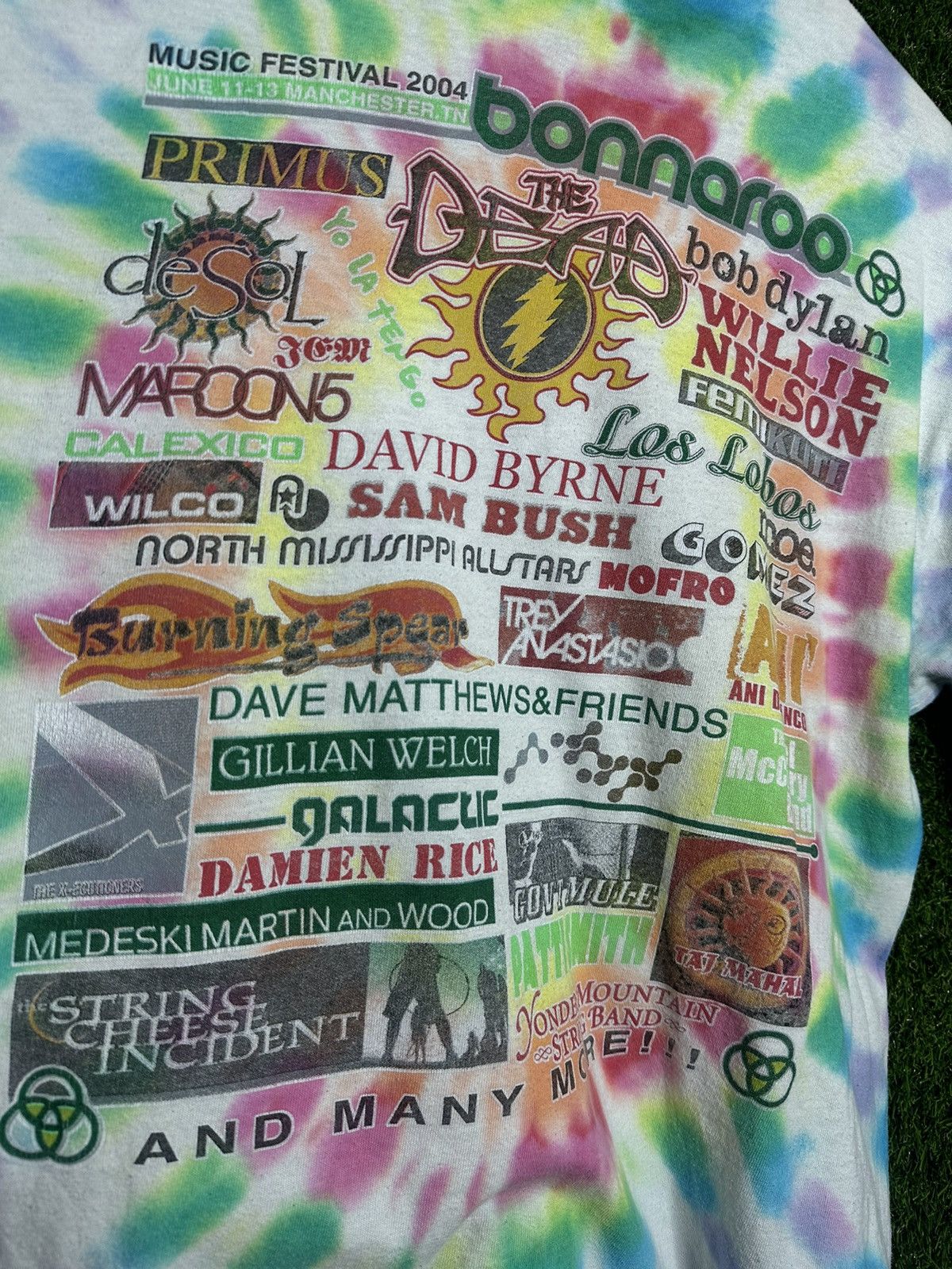 Band Tees 🚨Vintage Bonnaroo Music Festival 2004 Band Tee T-Shirt Size US XL / EU 56 / 4 - 5 Thumbnail