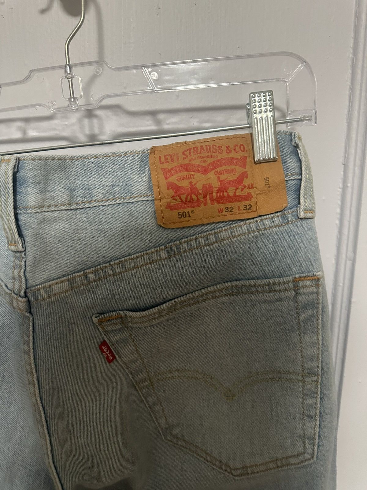Levi's Levis 501 Denim Jeans 32x32 Size US 32 / EU 48 - 3 Thumbnail