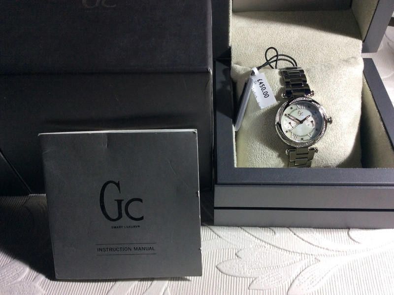 Guess GC ladies new silver bracelet watch Size ONE SIZE - 1 Thumbnail