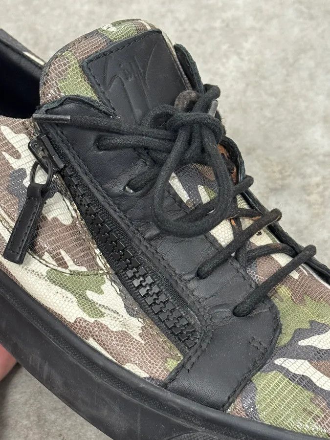 Giuseppe Zanotti Zanotti Camo Zips Black Sneakers Size US 9 / EU 42 - 4 Thumbnail
