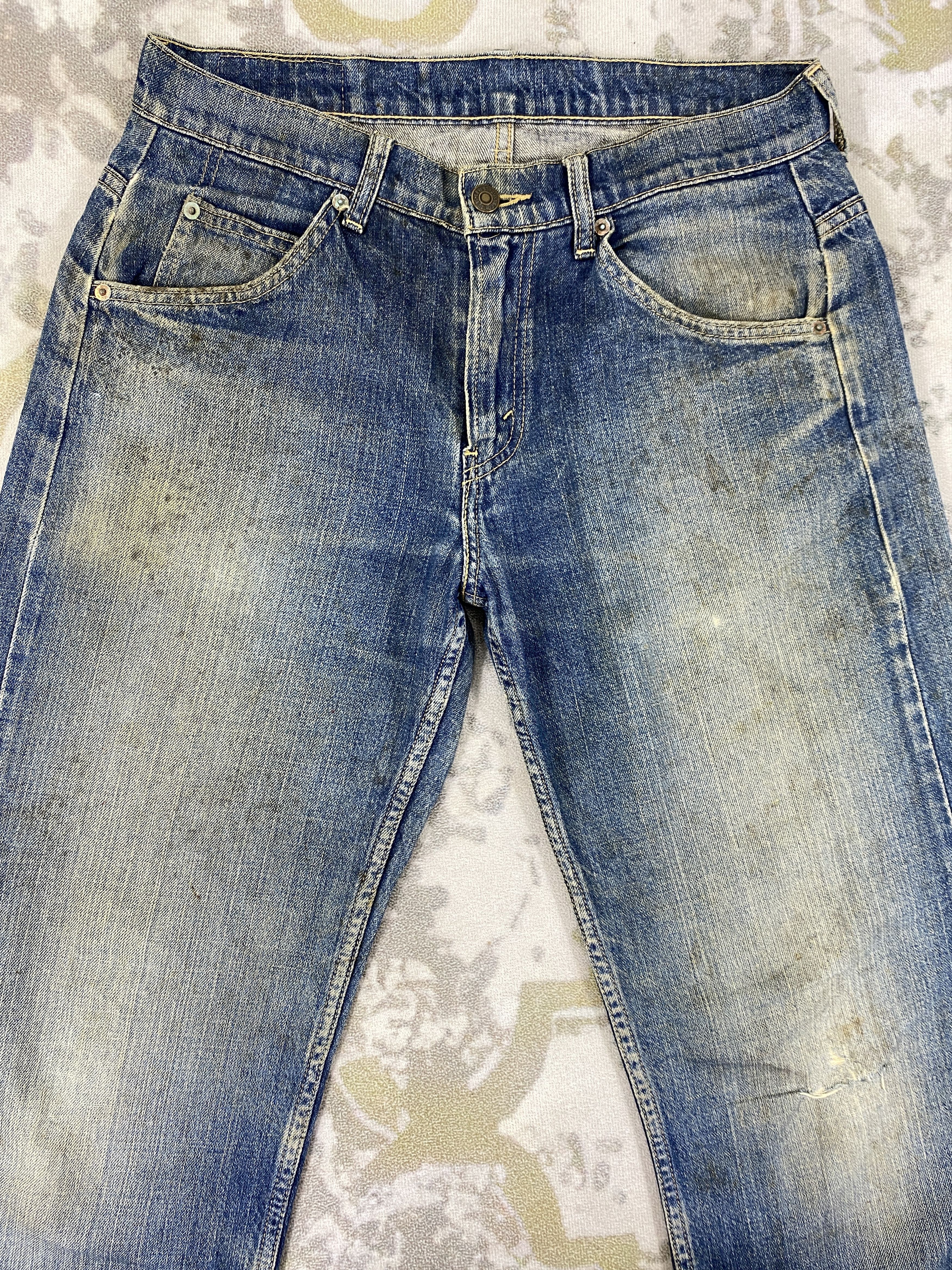 Levi's Dirty Blue Vintage Levi's 610 Jeans 31x29.5 Denim -JN1090 Size US 32 / EU 48 - 3 Thumbnail