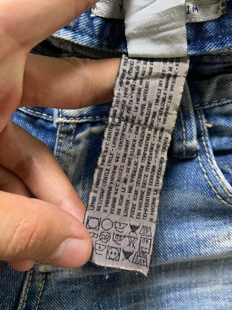 Japanese Brand YANU Collection Distressed Denim Ripped Jeans (184) Size US 29 - 6 Thumbnail