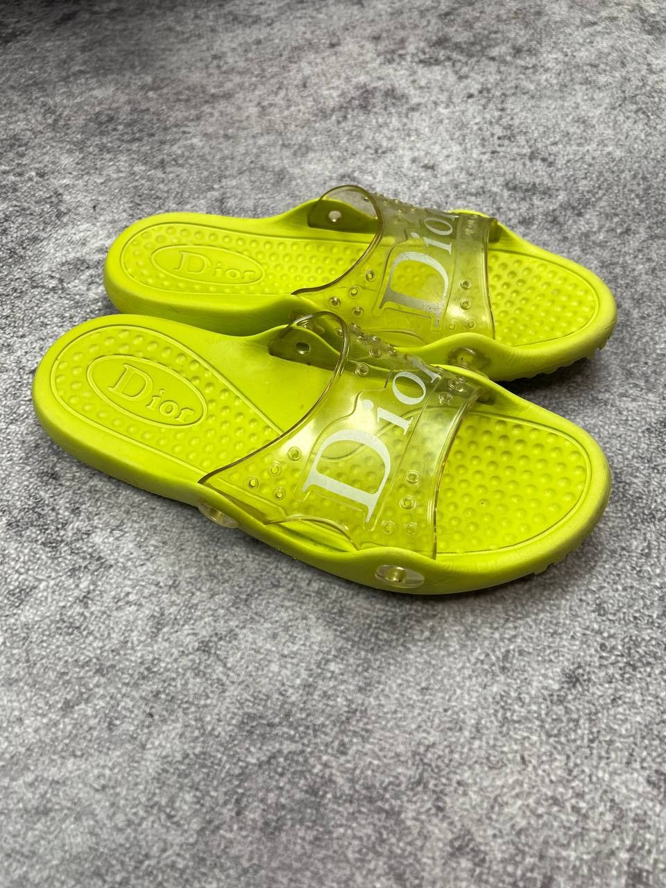 Dior DIOR SS2004 Pink Flip Flops Slides Vintage shoes y2k Size US 11 / IT 41 - 6 Thumbnail