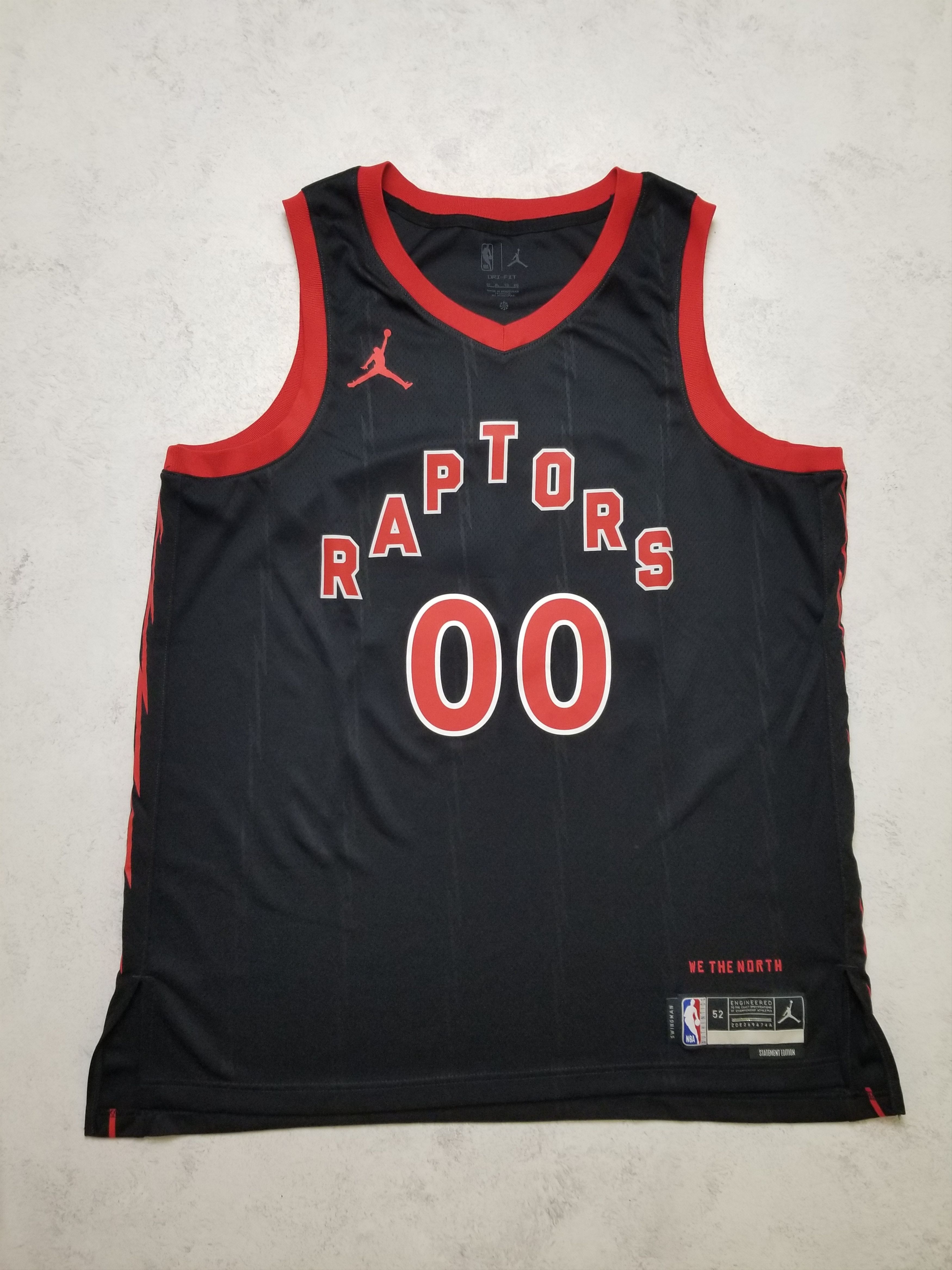 Jordan Brand Toronto Raptors Statement Jersey Custom #00 Catmeister Size US XL / EU 56 / 4 - 1 Thumbnail