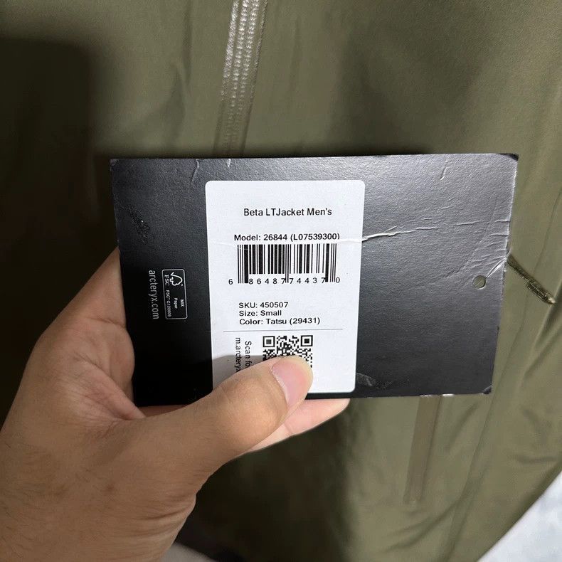 Arc'teryx Arcteryx Beta LT Jacket Green S Size US S / EU 44-46 / 1 - 4 Thumbnail