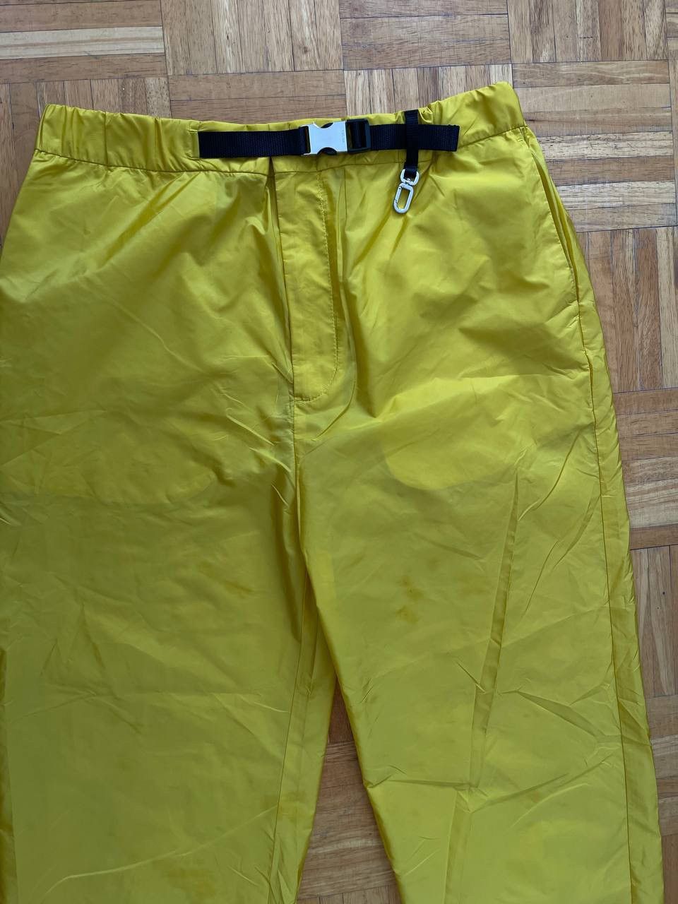 Prada Prada Re-Nylon Piuma Trousers Yellow Track Pants Triangle Size US 36 / EU 52 - 8 Thumbnail