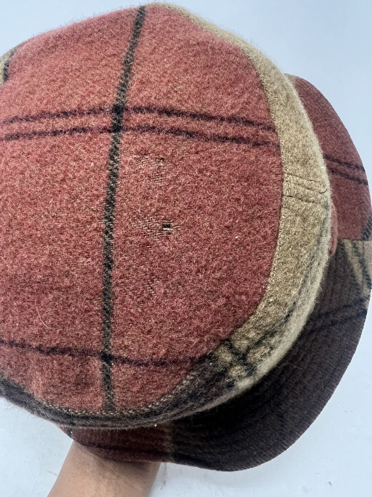 Jean Charles De Castelbajac Jeans Charles Castelbajac Plaid Pattern Hat Cap Size ONE SIZE - 6 Thumbnail