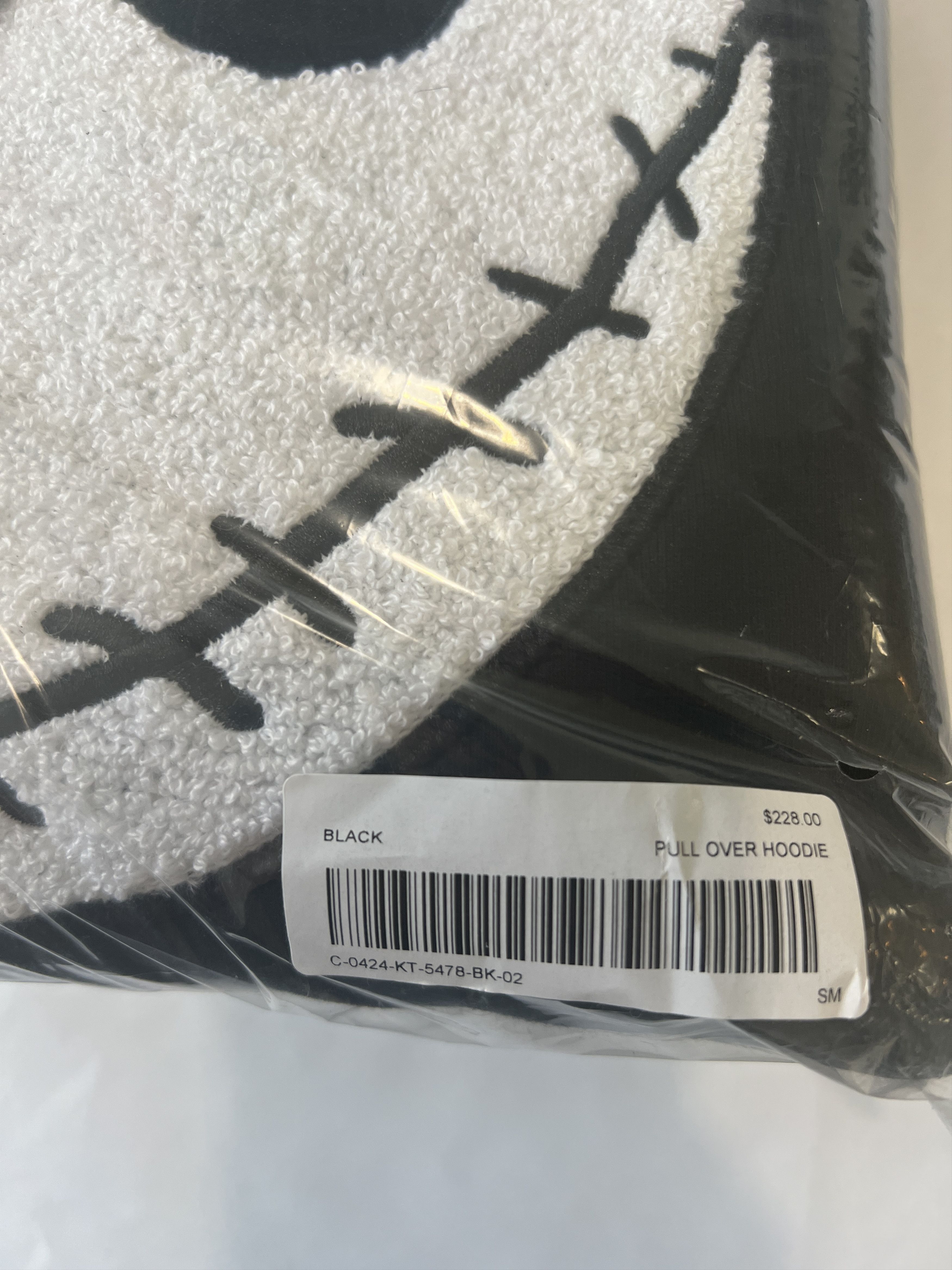 Disney THE NIGHTMARE BEFORE CHRISTMAS JACK SKELLINGTON HOODIE Size US S / EU 44-46 / 1 - 7 Thumbnail