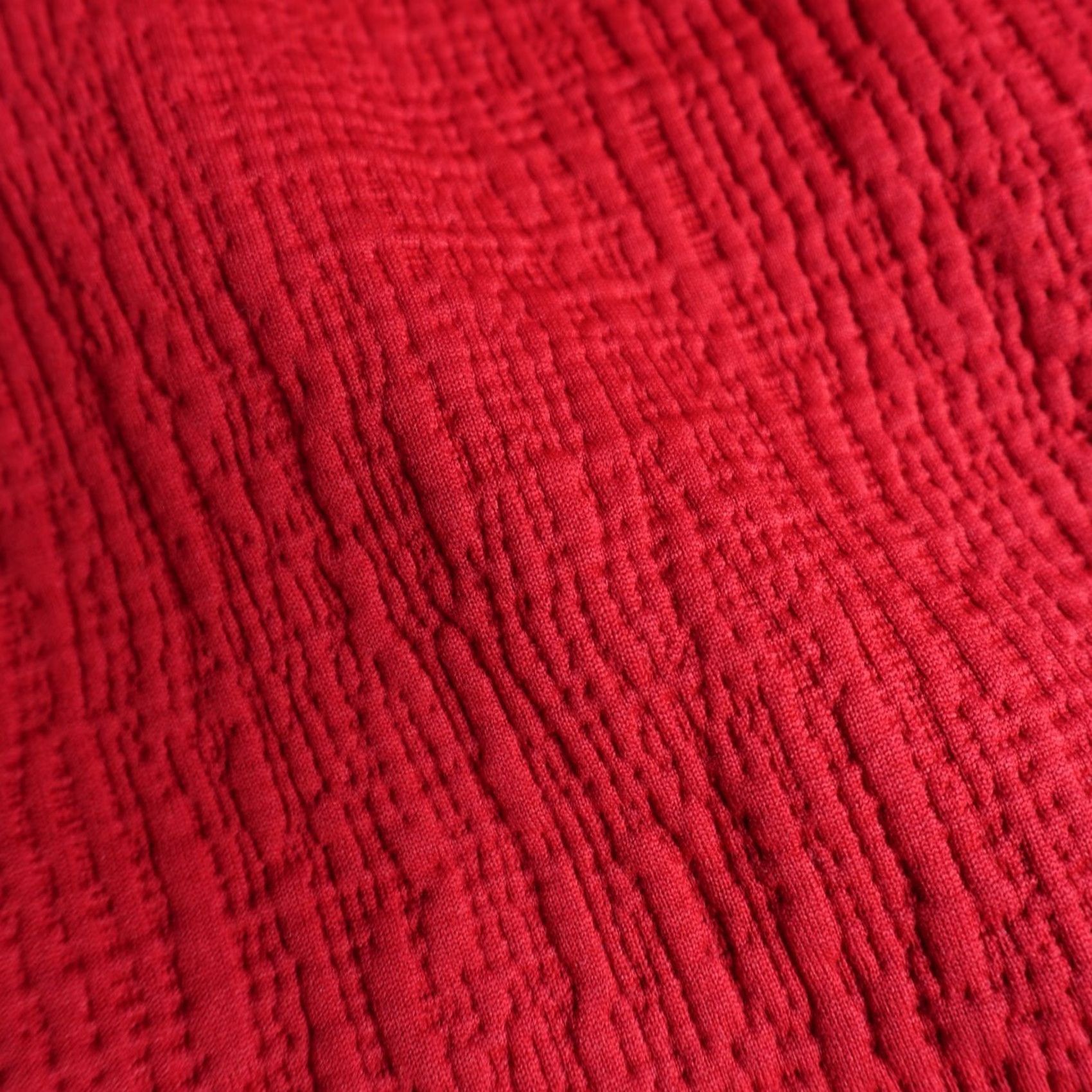 Vintage Forest Lily Dress Womens 12 Red Sleeveless Jacquard Knee Length Sheath Vintage No Size XL / US 12-14 / IT 48-50 - 7 Thumbnail