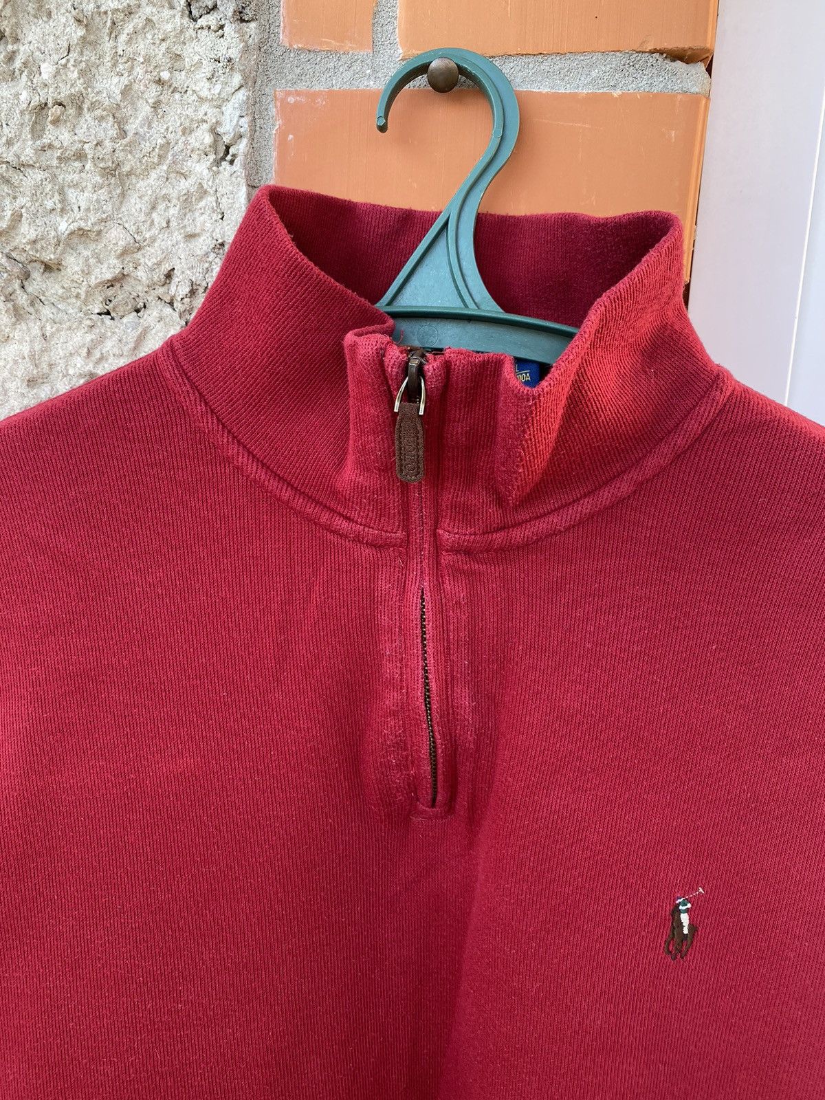 Polo Ralph Lauren Polo Ralph Lauren 1/4 Zip Cotton Long Sleeve Sweater Size US L / EU 52-54 / 3 - 14 Thumbnail