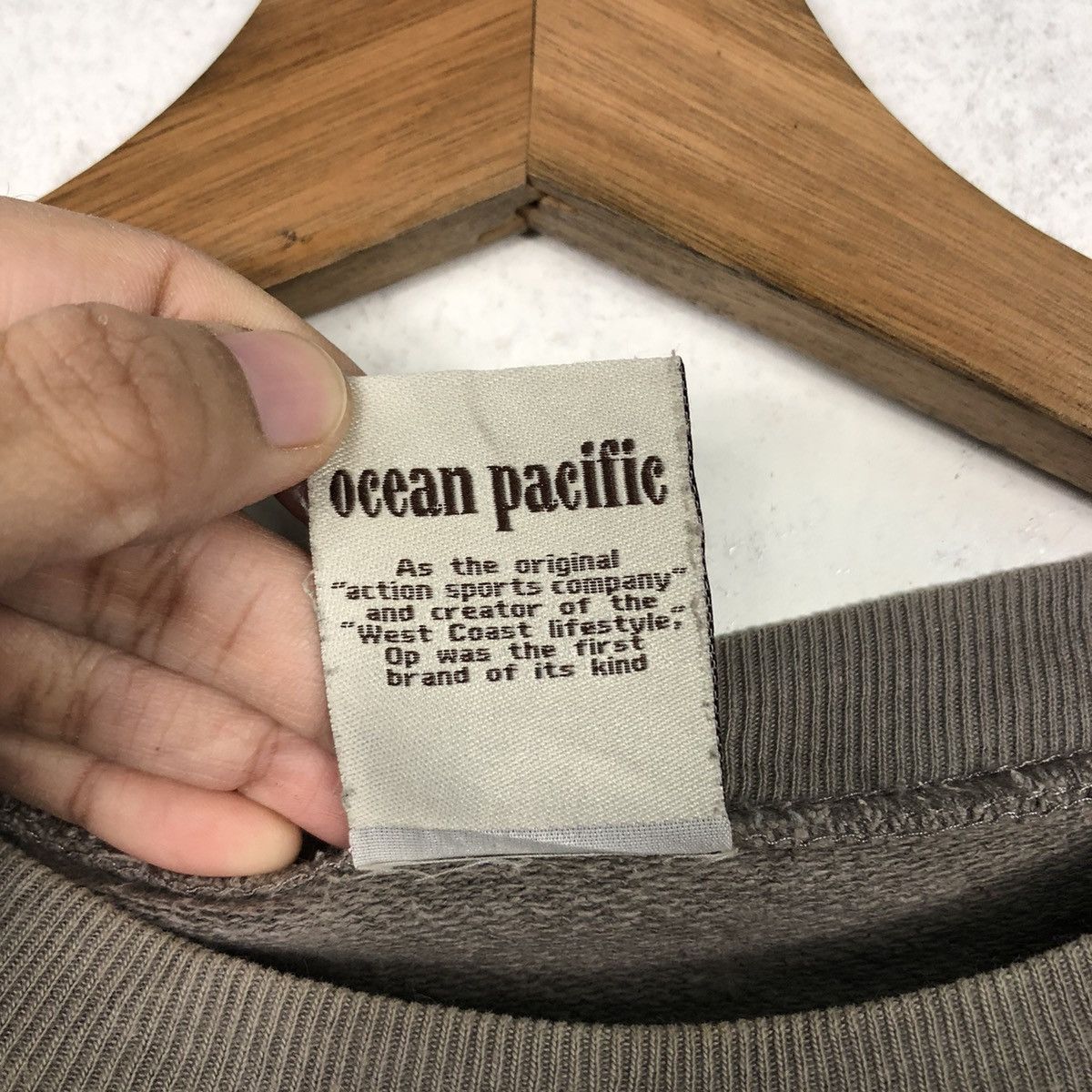Japanese Brand × Ocean Pacific 📌Vintage Sweatshirt Ocean Pacific Big Logo Design Size US M / EU 48-50 / 2 - 15 Thumbnail