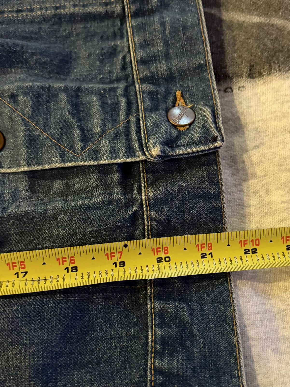 Wrangler vtg 70s 80s blue denim jacket fits small-medium Size US S / EU 44-46 / 1 - 10 Thumbnail