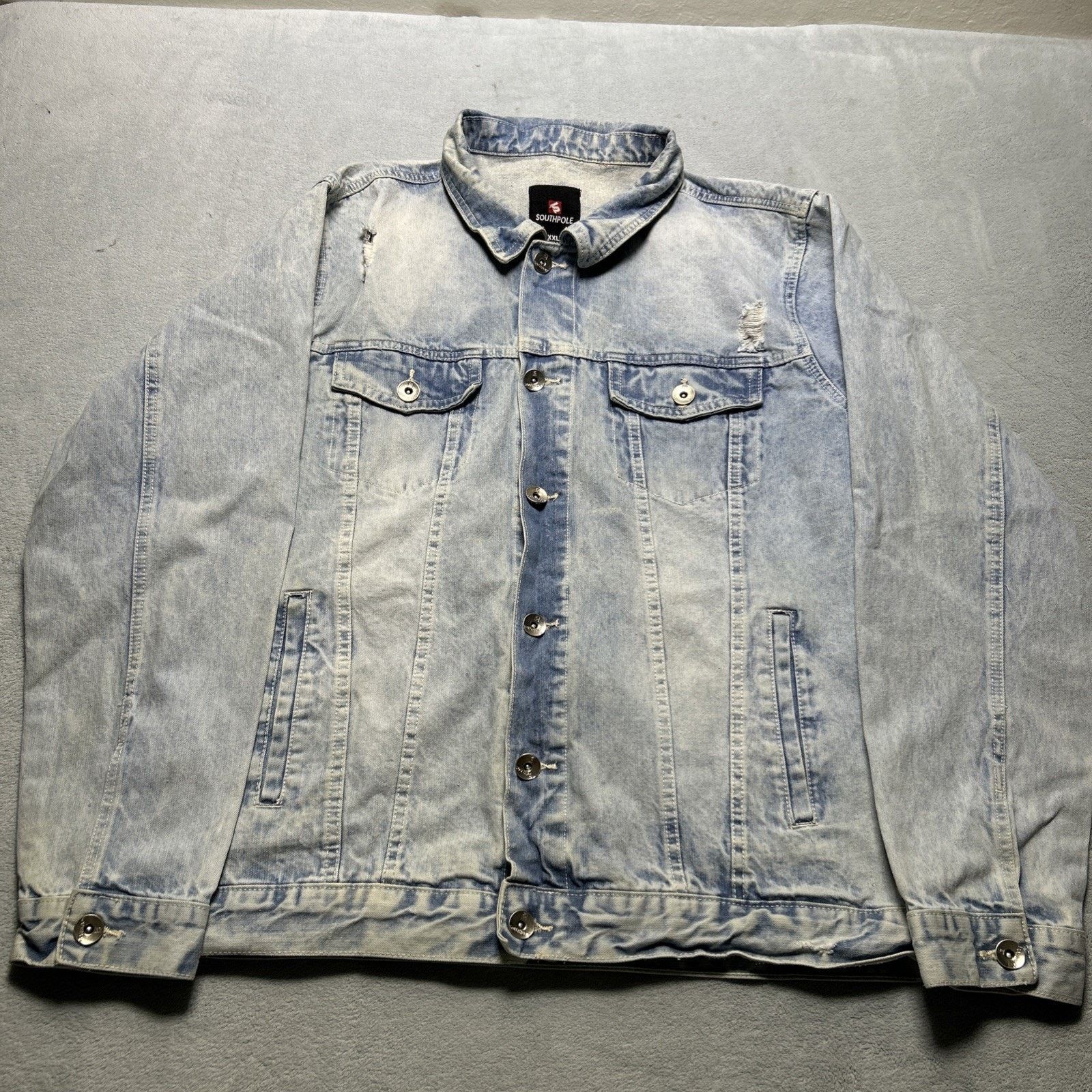 Southpole Southpole Denim Jacket Womens 2XL P031 Type 3 2000s Grunge Size US XXL / EU 58 / 5 - 8 Thumbnail