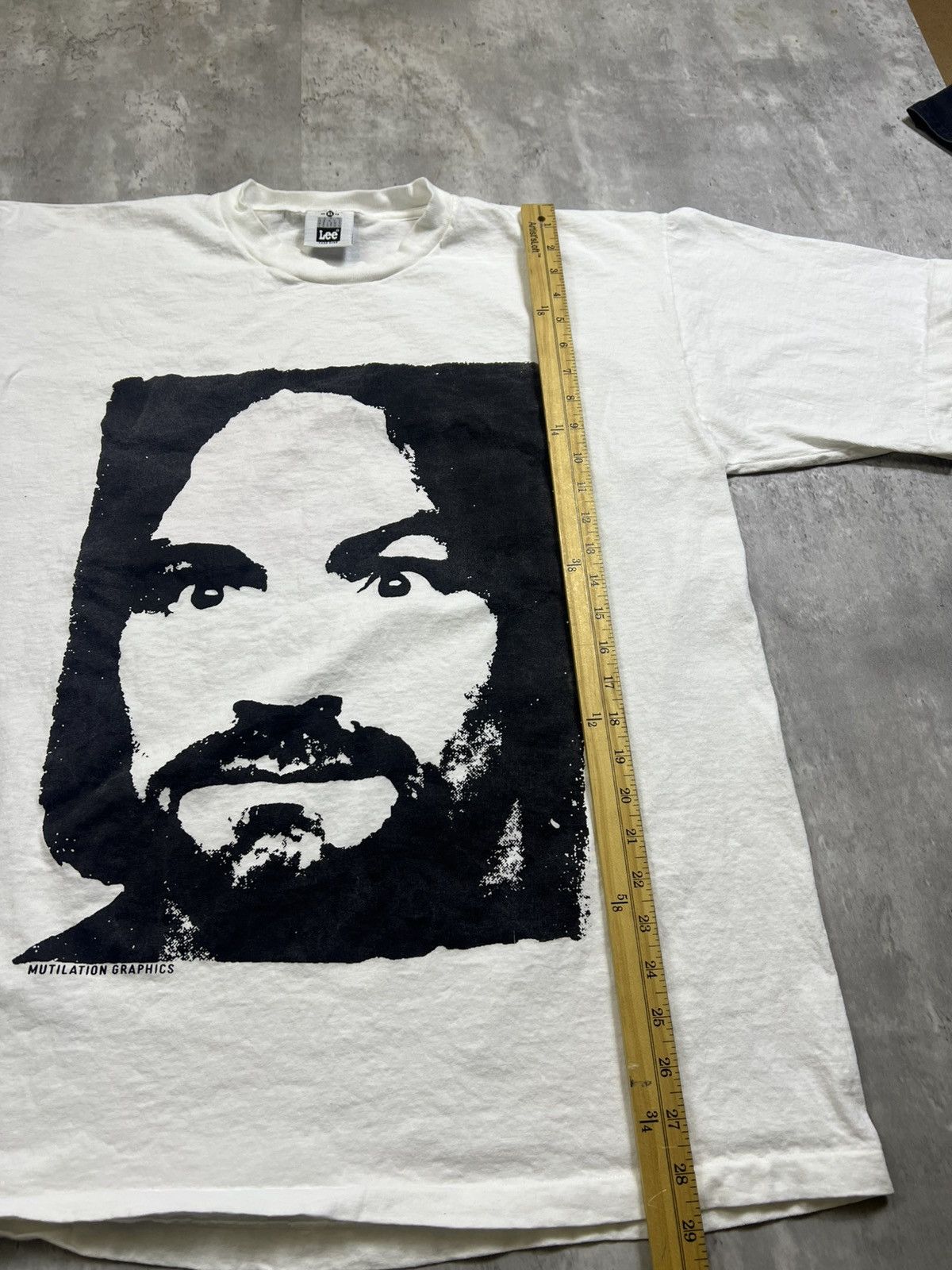 Vintage Charles Manson Helter Skelter Mutilation Graphics T Shirt Size US XL / EU 56 / 4 - 8 Thumbnail