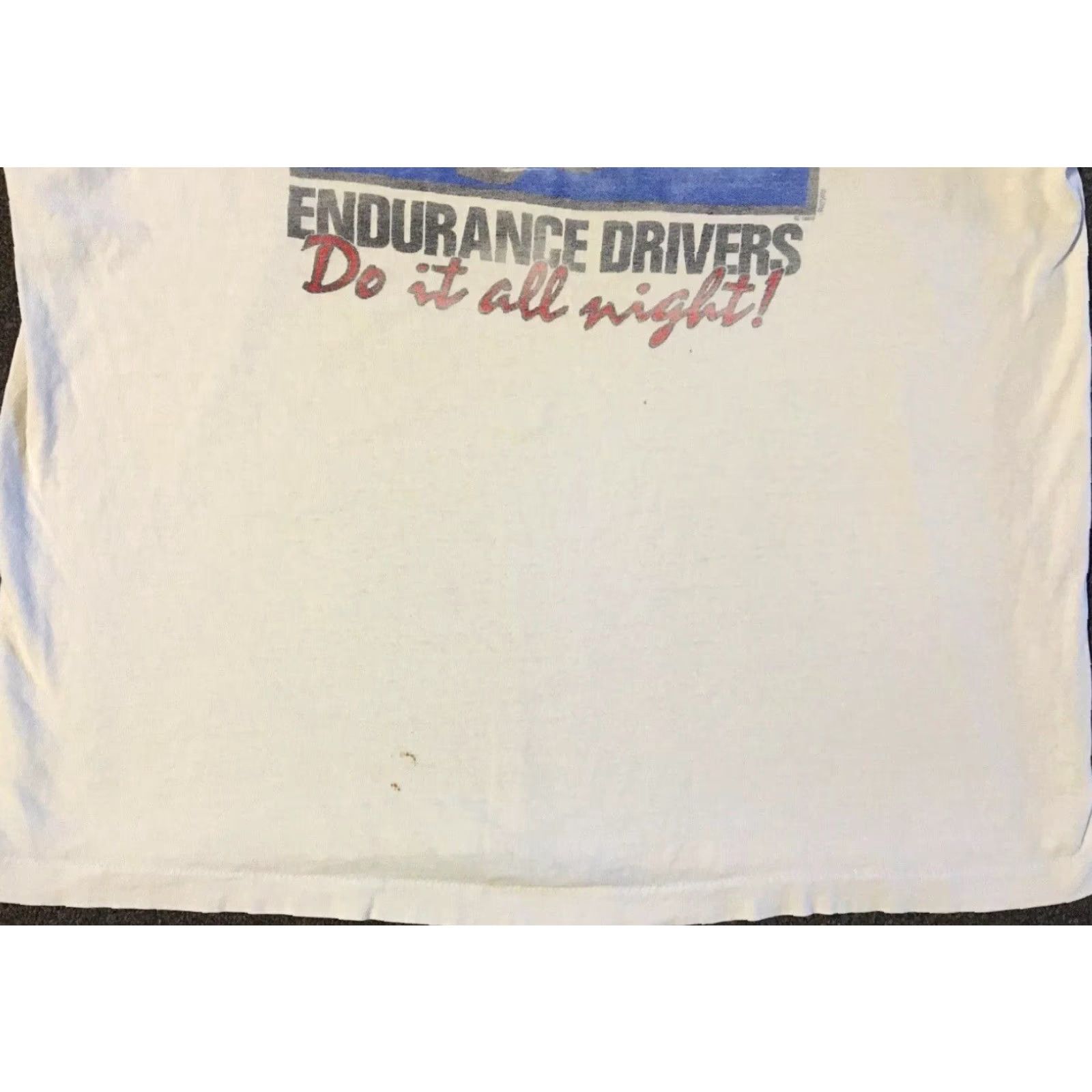 Vintage VINTAGE Road Atlanta Drivers Do It All Night Thrashed Faded Shirt XL White Nike Shirt? Size US XL / EU 56 / 4 - 4 Thumbnail