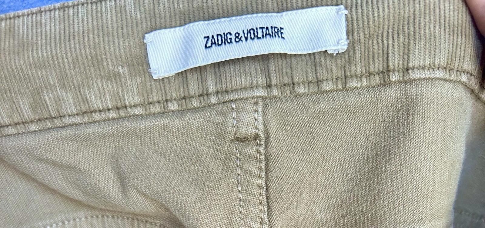 Zadig & Voltaire Zadig & Voltaire David Velvet Slim Corduroy Pants US ~32–33 Size US 42 / EU 58 - 4 Thumbnail
