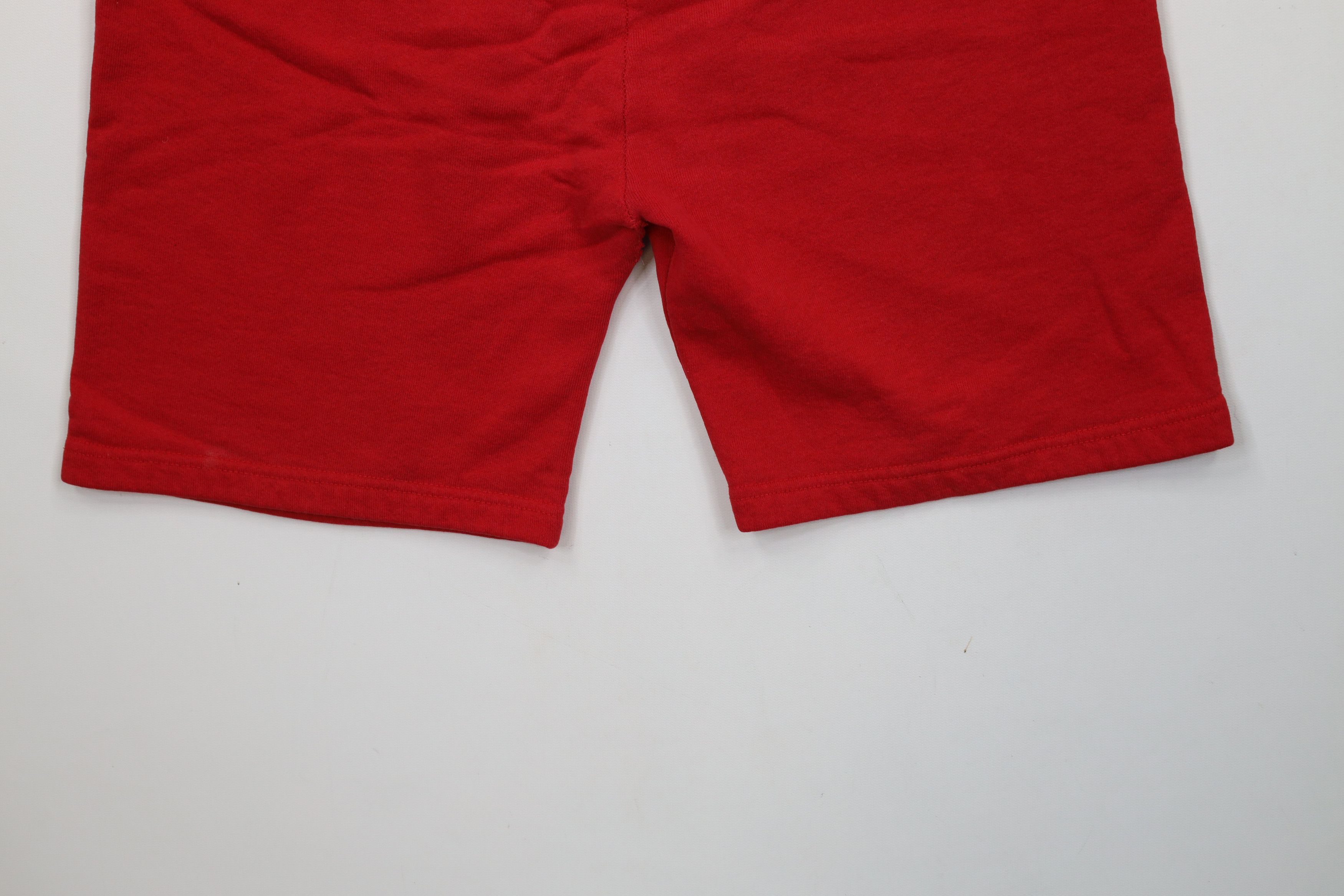Vintage Vintage 90s Ohio State University Sweatpants Shorts Red USA Size US 34 / EU 50 - 12 Thumbnail