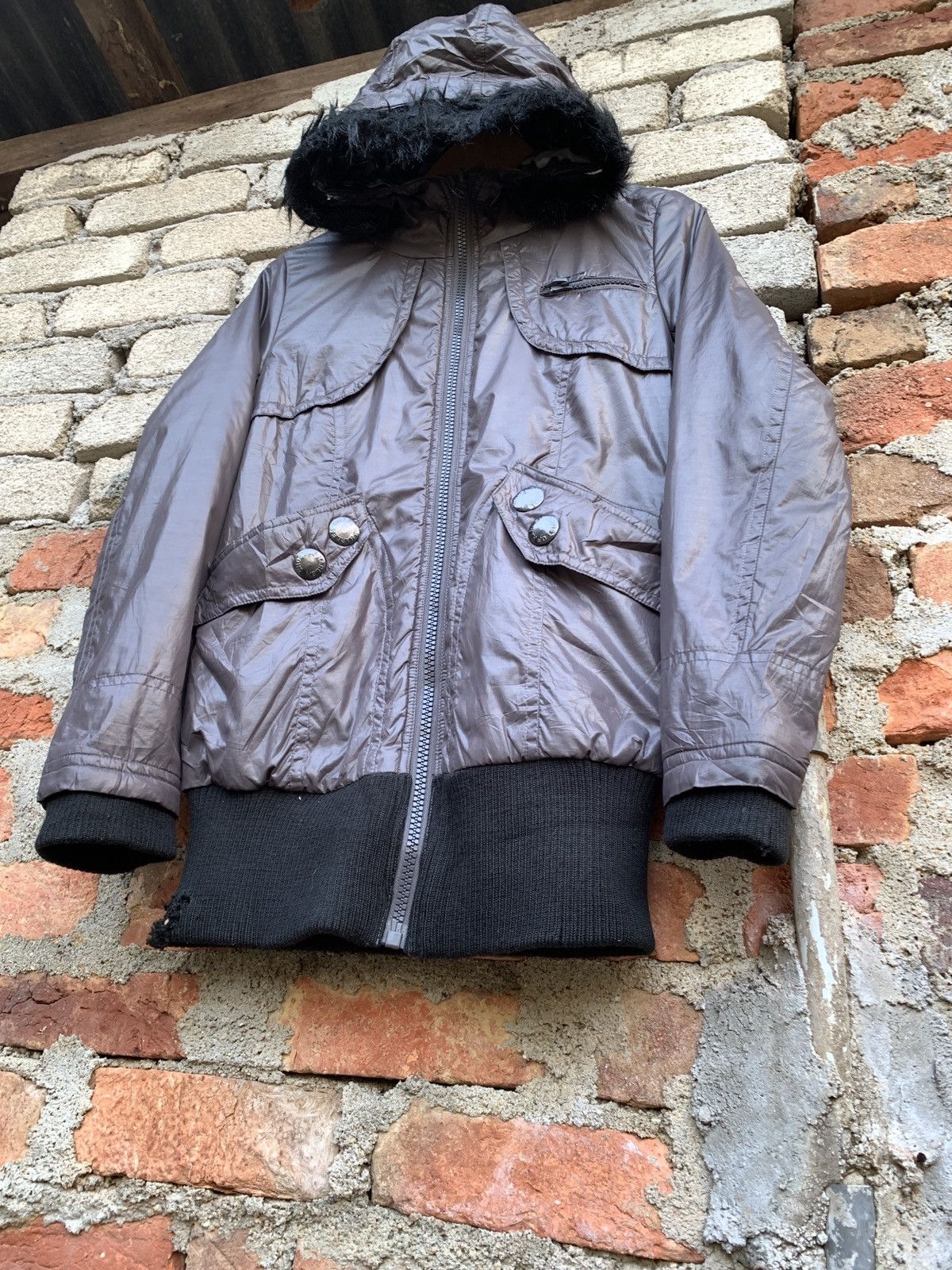 If Six Was Nine Ghost Of Harlem Reversible Jacket Fur Hooded Size US S / EU 44-46 / 1 - 9 Thumbnail